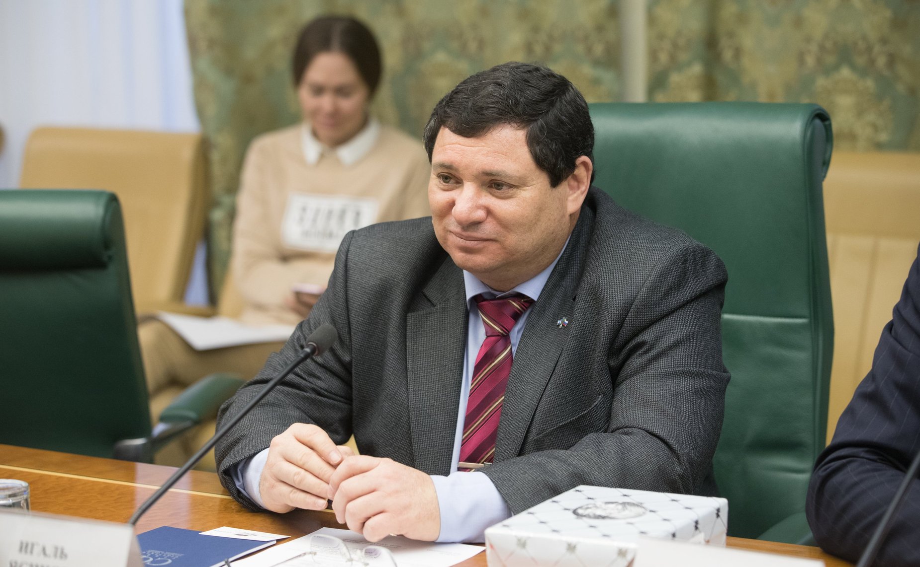 Встреча И. Морозова и В. Круглого с генеральным директором Еврейского Национального фонда – Карен Каемет ле-Исраэль в РФ И. Ясиновым