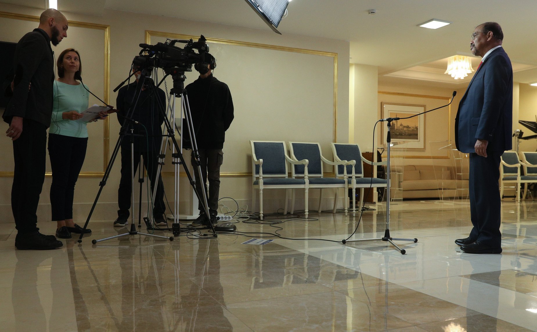 Встреча заместителя Председателя СФ Константина Косачева с заместителем Председателя Совета представителей регионов Республики Индонезии