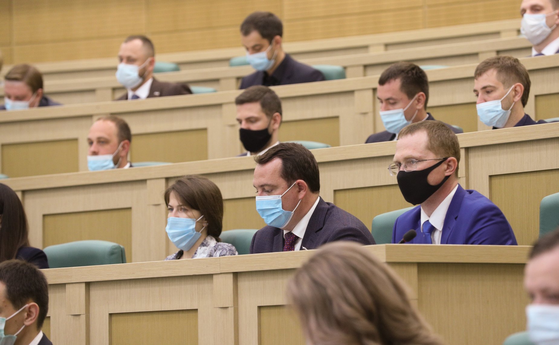 Заседание Палаты молодых законодателей при Совете Федерации