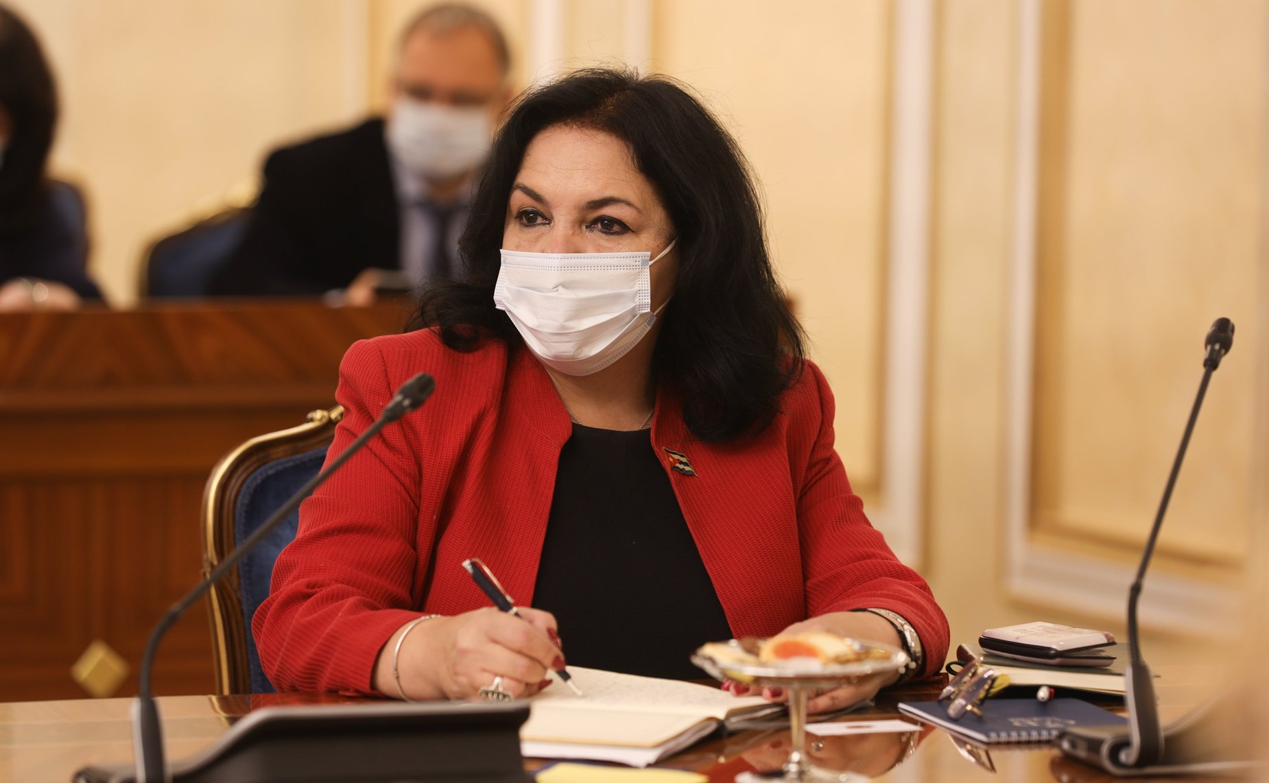 Встреча Валентины Матвиенко с заместителем Председателя Совета министров Республики Куба Рикардо Кабрисасом Руисом