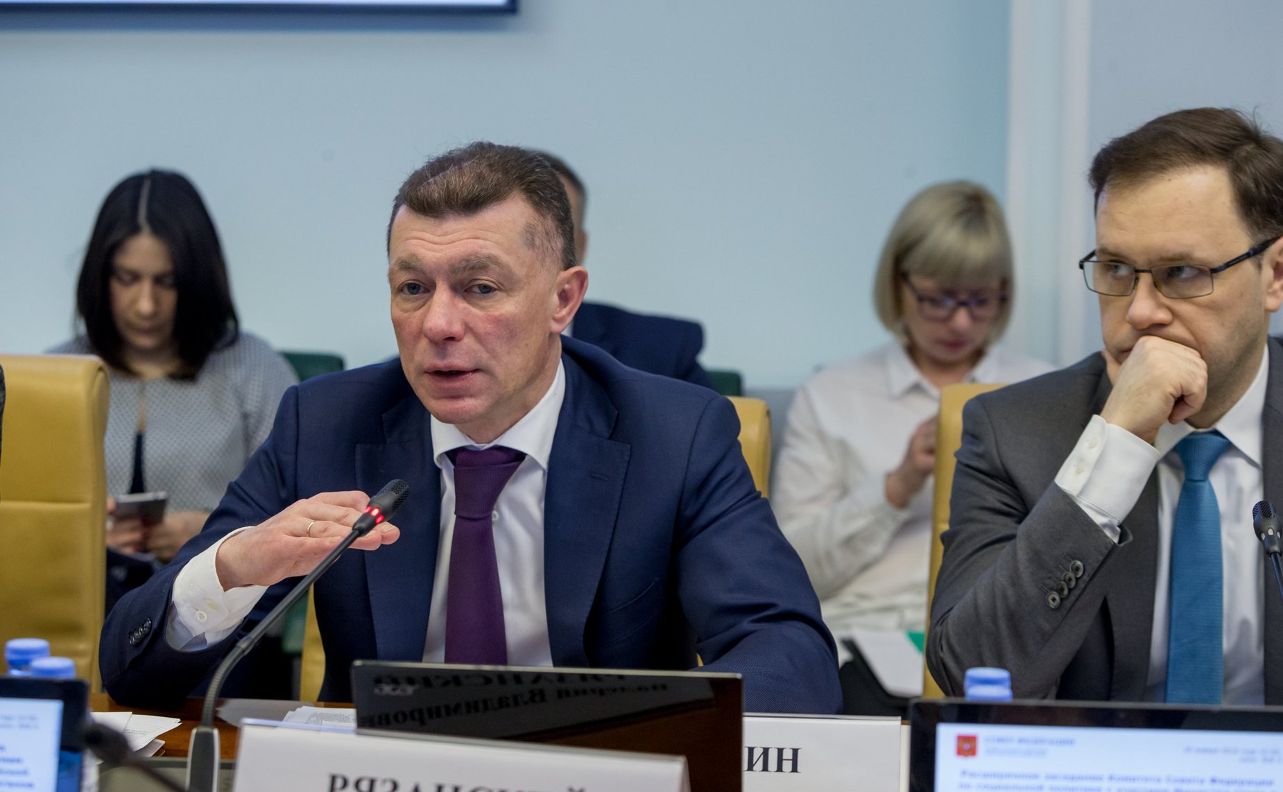 Министр труда и социальной защиты РФ Максим Топилин