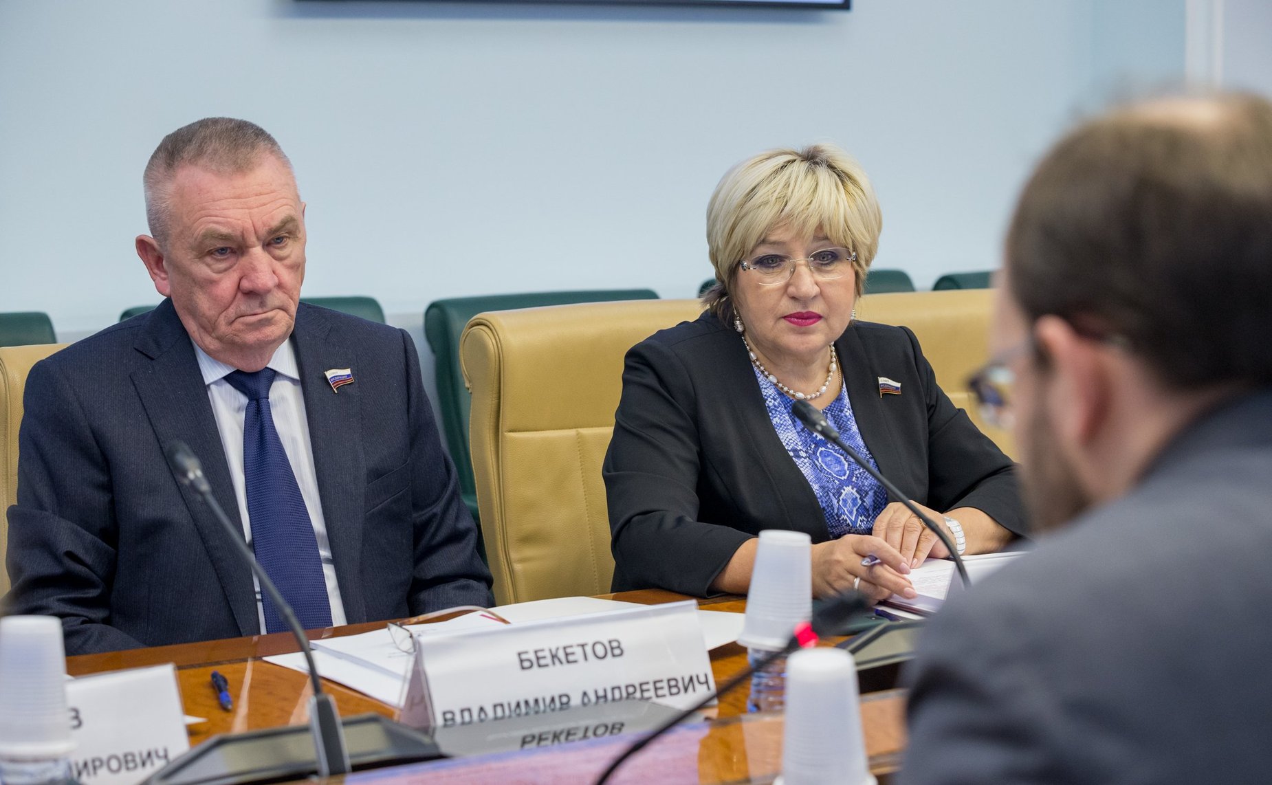 Владимир Бекетов и Ольга Хохлова