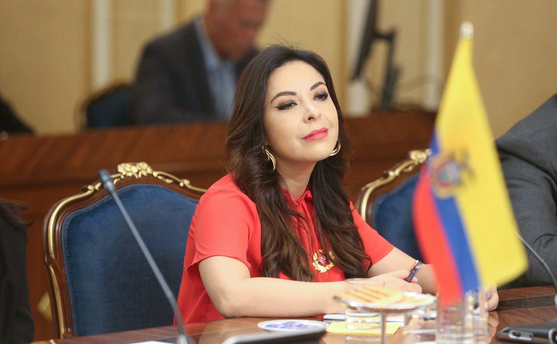 Константин Косачев провел встречу с первым заместителем Председателя Национальной ассамблеи Республики Эквадор Марселой Присцилой Ольгин Наранхо