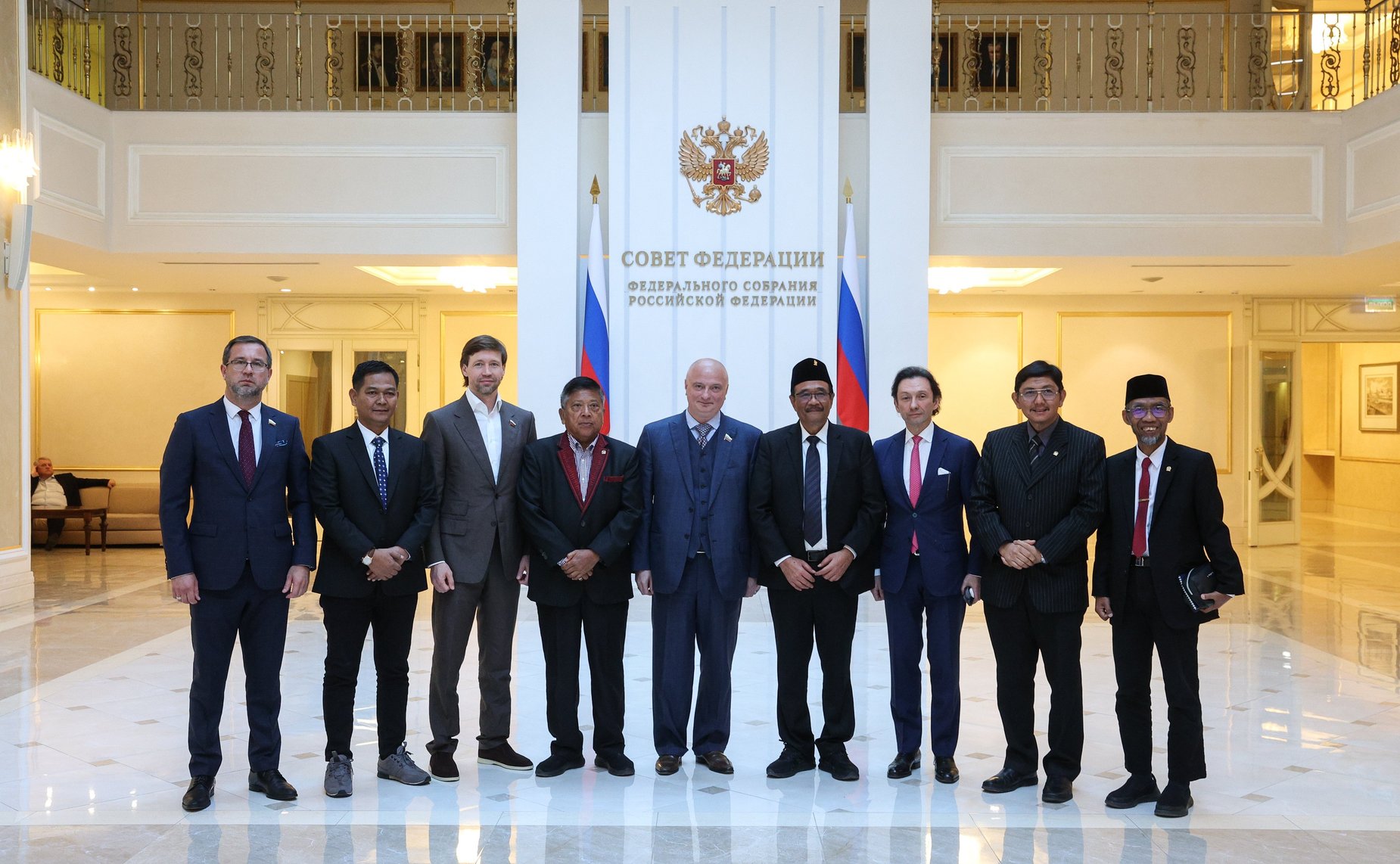 Встреча председателя Комитета СФ по конституционному законодательству и государственному строительству Андрея Клишаса с руководителем Комитета по исследованиям Народного консультативного конгресса Республики Индонезии