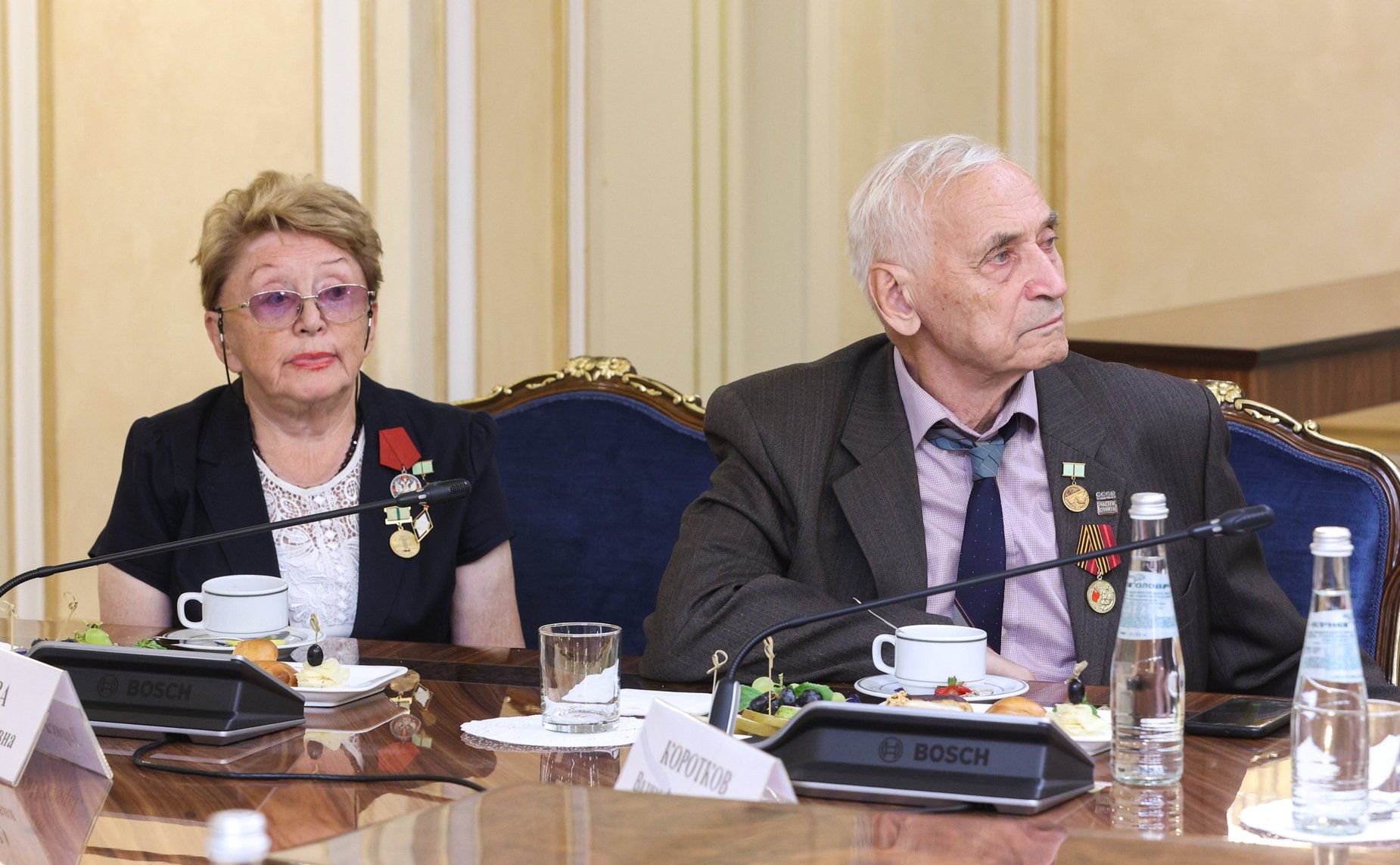 Встреча Председателя Совета Федерации Валентины Матвиенко с делегацией общества «Жители блокадного Ленинграда» Санкт-Петербурга