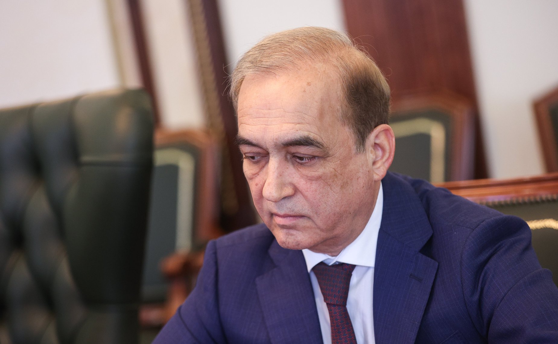 Встреча председателя Комитета СФ по международным делам Григория Карасина с делегацией Милли Меджлиса Азербайджанской Республики во главе с председателем Комитета по международным отношениям и межпарламентским связям