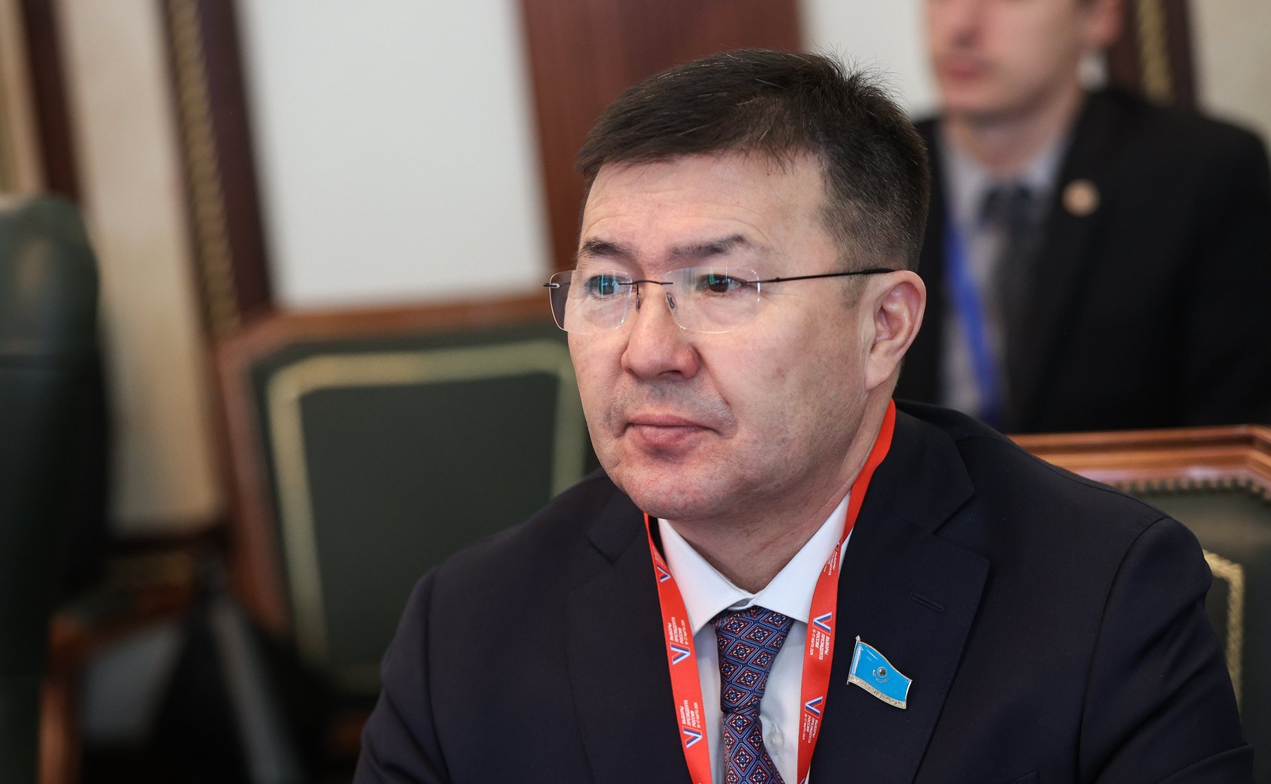 Заместитель Председателя Совета Федерации Константин Косачев провел встречу с группой международных наблюдателей на выборах Президента Российской Федерации от Парламентской Ассамблеи Организации Договора о коллективной безопасности (ПА ОДКБ)