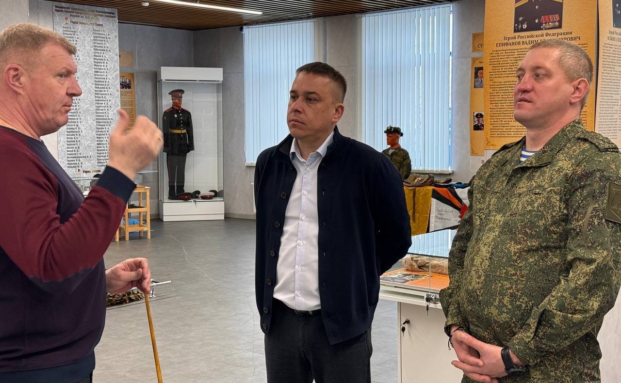 Айрат Гибатдинов посетил Ульяновское гвардейское суворовское военное училище