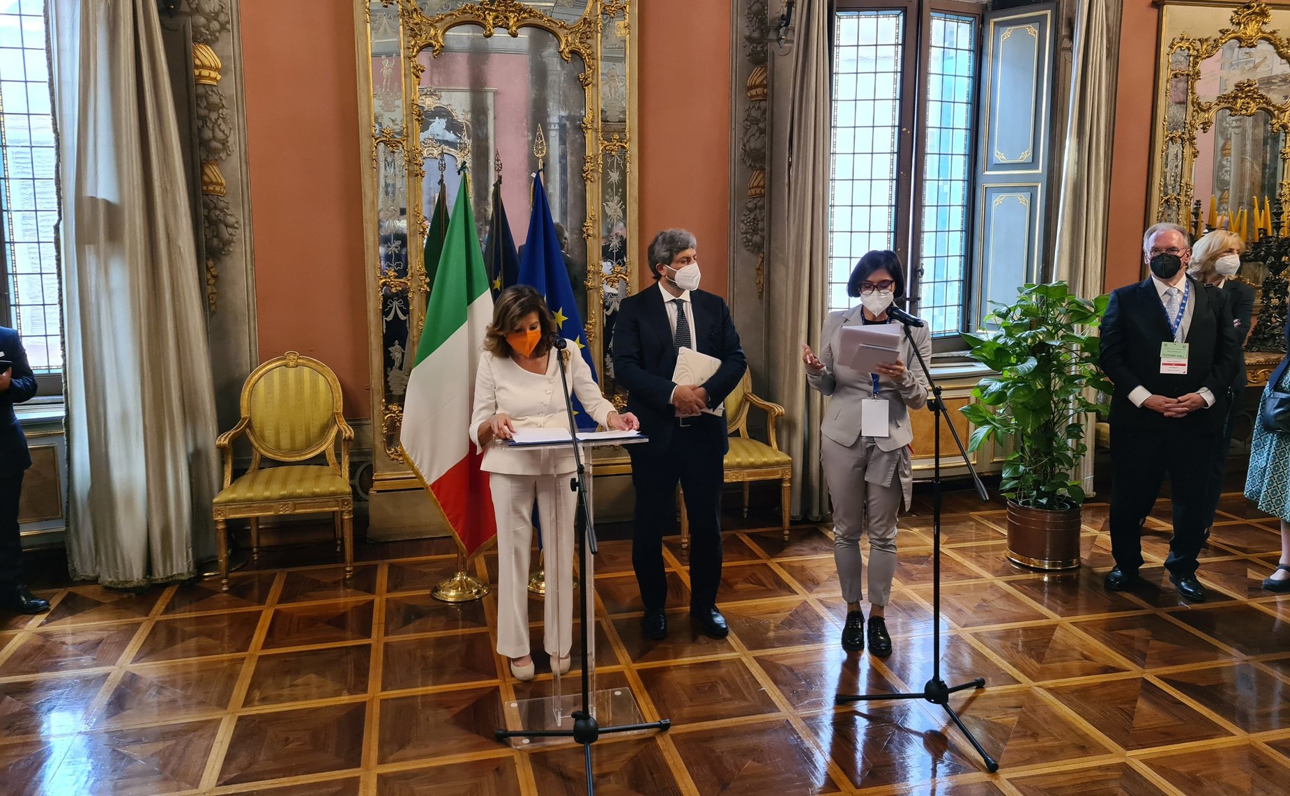 Встреча заместителя Председателя СФ Константина Косачева и спикера Сената Италии М.А. Казеллати