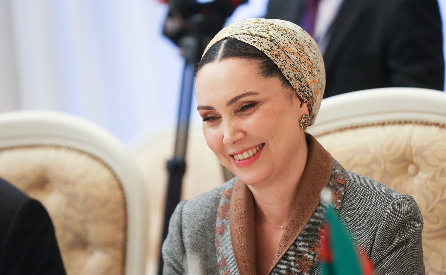 Встреча Председателя Совета Федерации Валентины Матвиенко и Огулджахан Атабаевой, возглавляющей делегацию Туркменистана на проходящем в Санкт-Петербурге Форуме «Содружество моды»