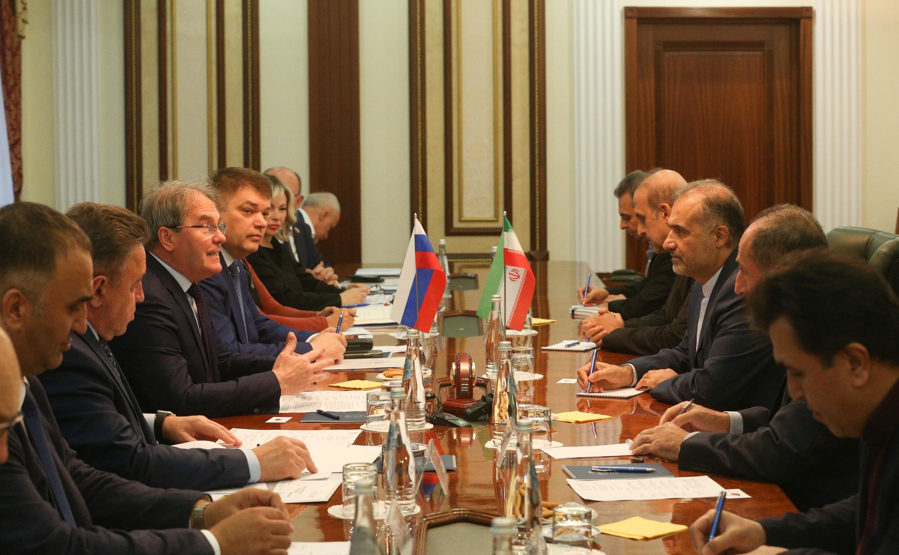 Встреча членов группы по сотрудничеству СФ с Собранием Исламского Совета Исламской Республики Иран с Чрезвычайным и Полномочным Послом Исламской Республики Иран в РФ