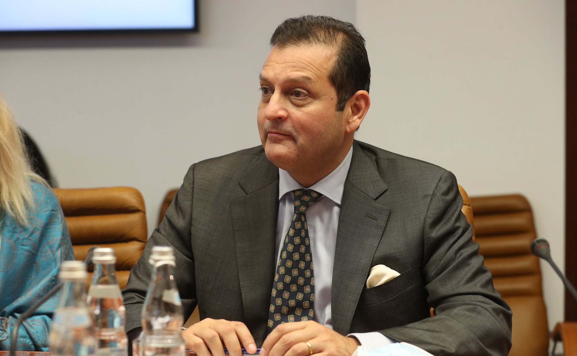 Встреча председателя Комитета СФ по международным делам Григория Карасина с лидером фракции «Движение за справедливость» в Сенате Исламской Республики Пакистан