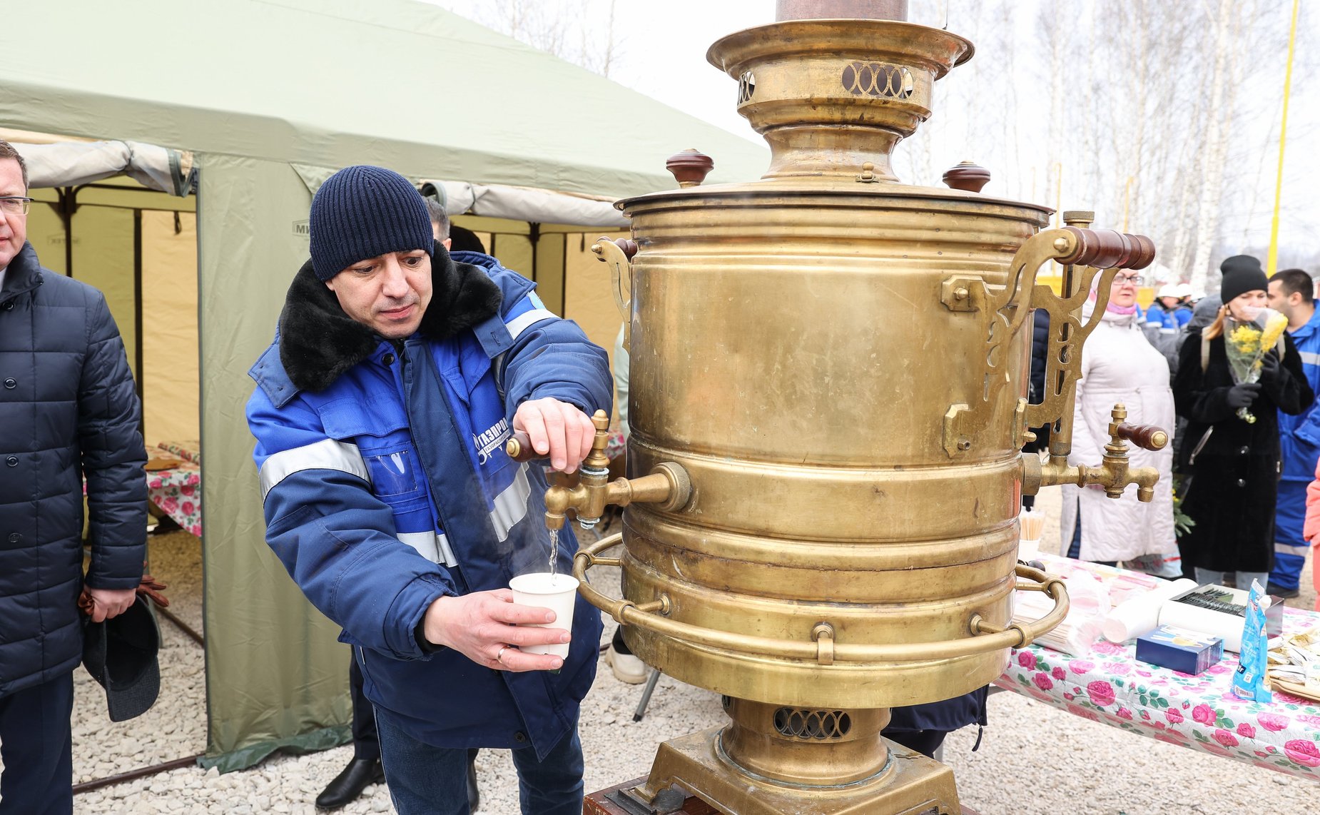 Первый заместитель Председателя Совета Федерации Андрей Турчак посетил Щекинский район Тульской области и принял участие в торжественных мероприятиях по пуску газа в рамках программы социальной газификации домовладений