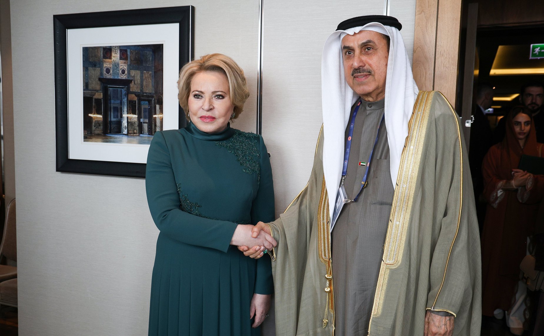 Валентина Матвиенко встретилась с Председателем Федерального национального совета ОАЭ Сакром Гоббашем