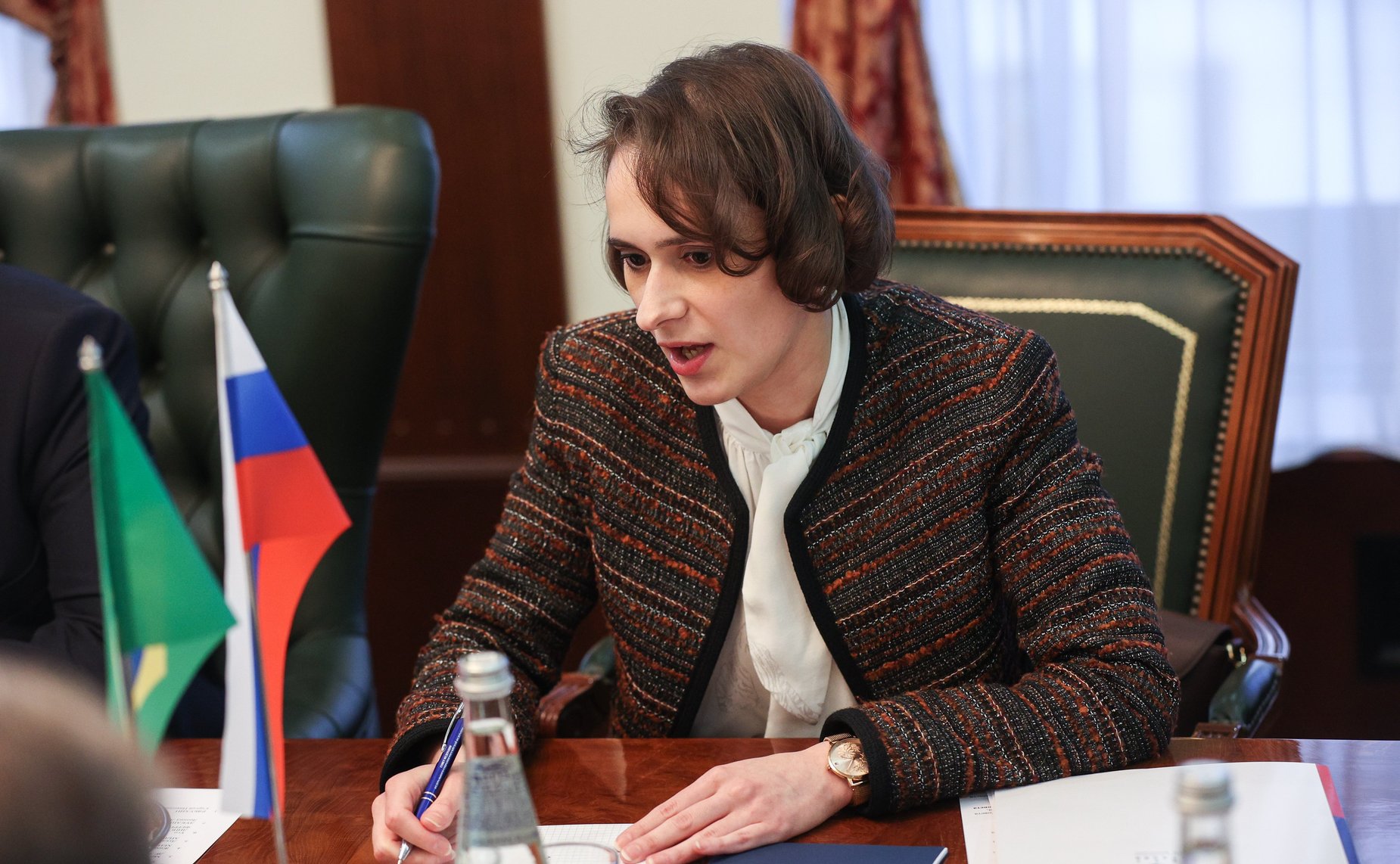 Константин Косачев провел встречу с первым заместителем Председателя Федерального сената Национального конгресса Федеративной Республики Бразилии Венезиано Виталом ду Рего