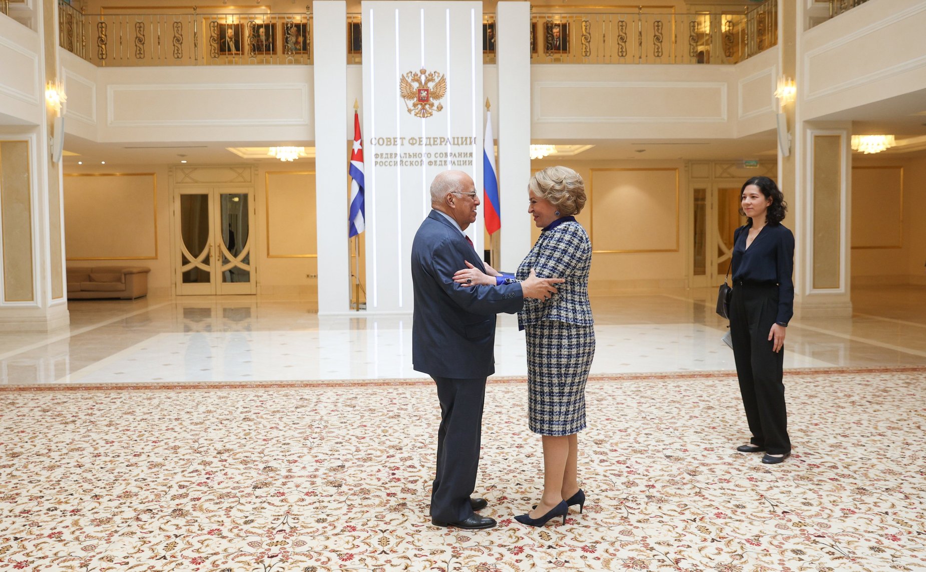 Встреча Председателя СФ Валентины Матвиенко с заместителем Премьер-министра Республики Куба