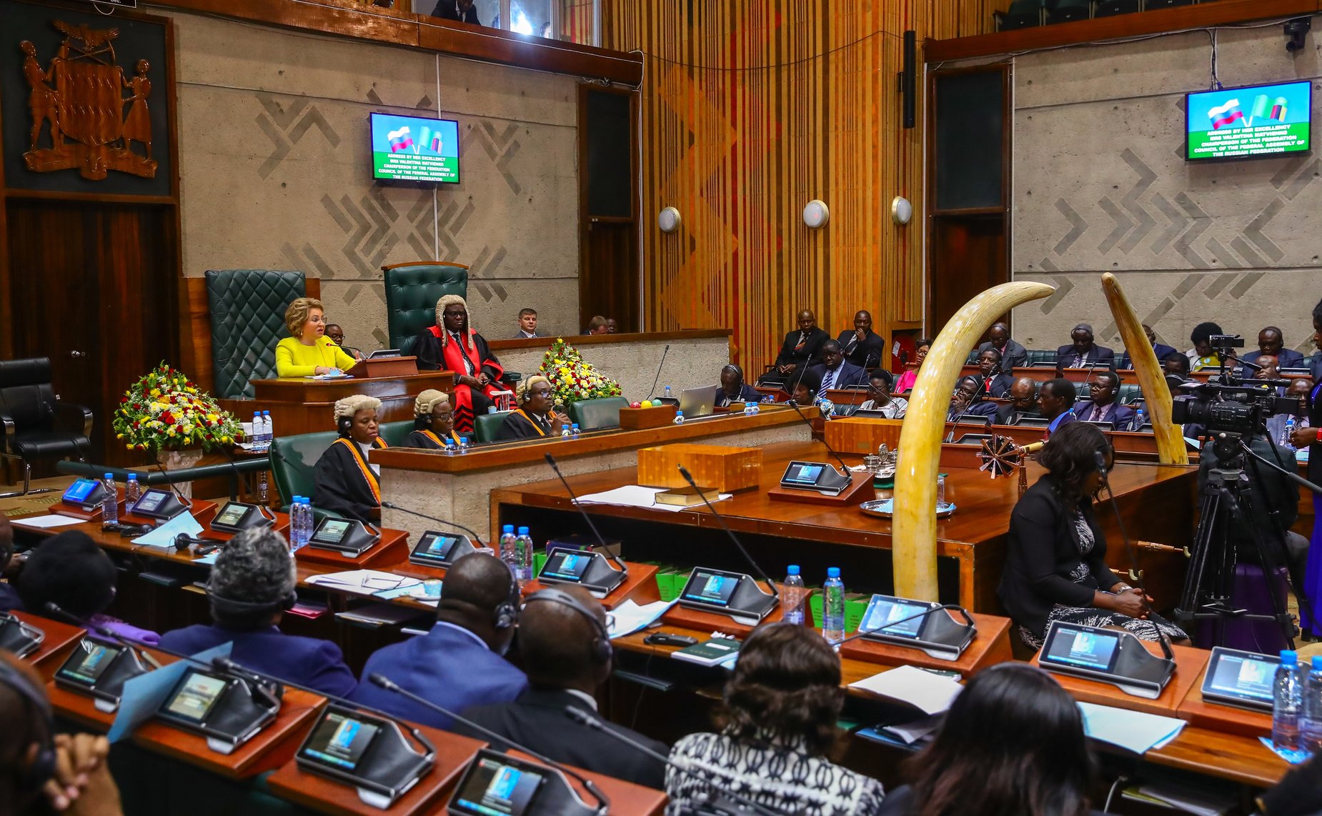 Выступление Председателя Совета Федерации В. Матвиенко на заседании Национальной ассамблеи Республики Замбии