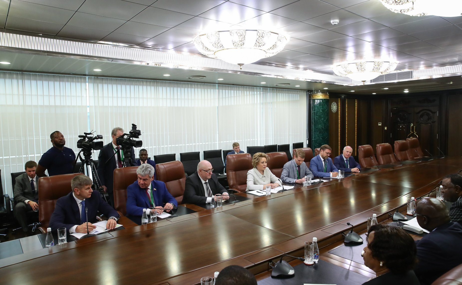 Встреча В. Матвиенко с Президентом Республики Намибии Хаге Готтфридом Гейнгобом