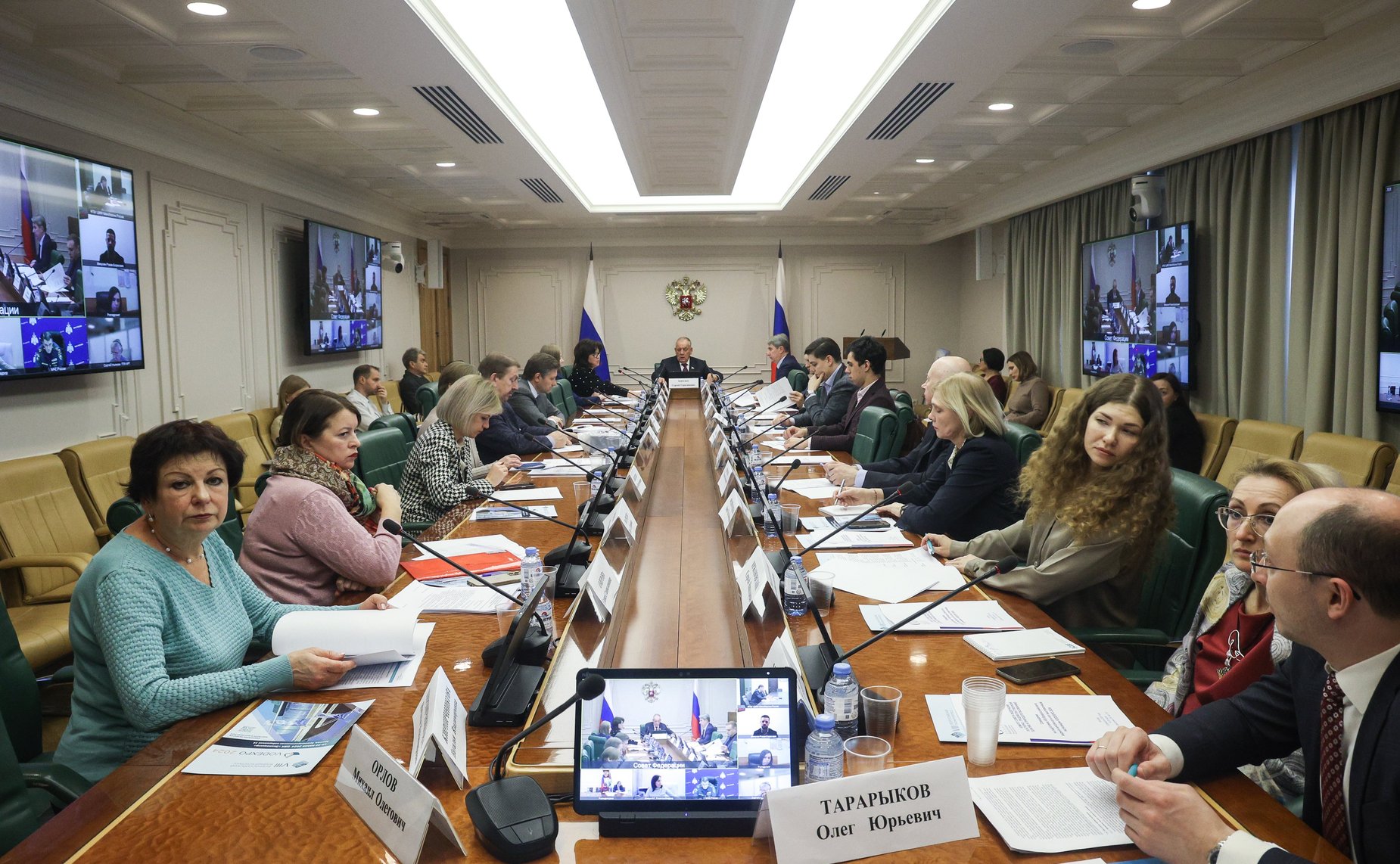 Совещание Комитета Совета Федерации по аграрно-продовольственной политике и природопользованию по подготовке VIII Всероссийского водного Конгресса и выставки VODEXPO 2024