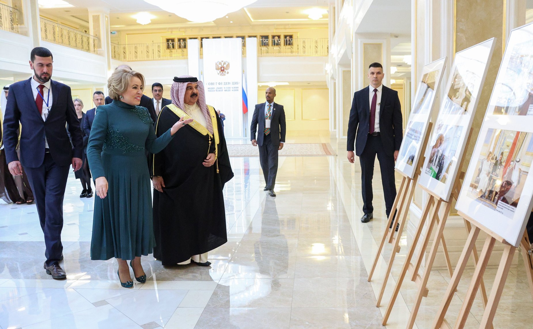 Встреча Председателя Совета Федерации Валентины Матвиенко и Короля Бахрейна Хамада Бен Исы Аль-Халифы