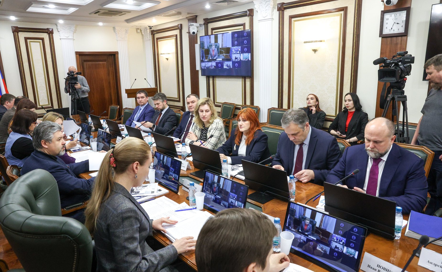 Совещание Комитета СФ по международным делам совместно с Комитетом СФ по обороне и безопасности «Вопросы систематизации видов ущерба, причиненного Российской Федерации и ее гражданам в результате преступлений киевского режима»