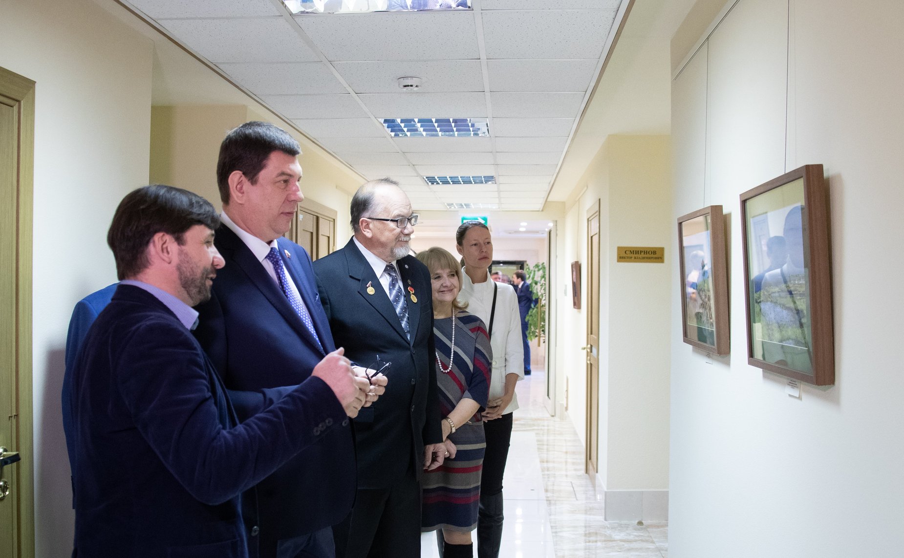 Открытие в Совете Федерации выставки живописи А. Буртасенкова «Моя Россия»