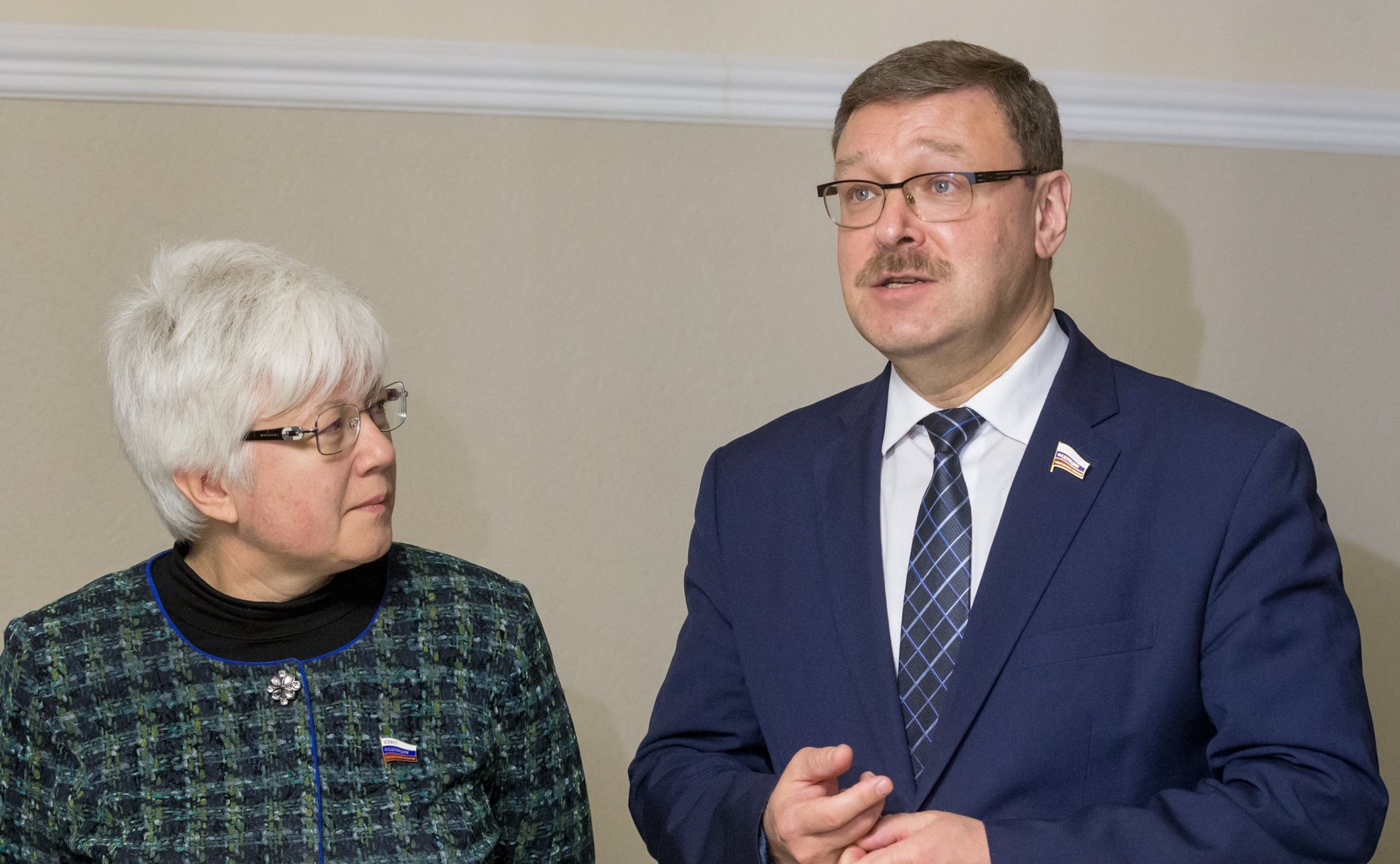 О. Тимофеева и К. Косачев