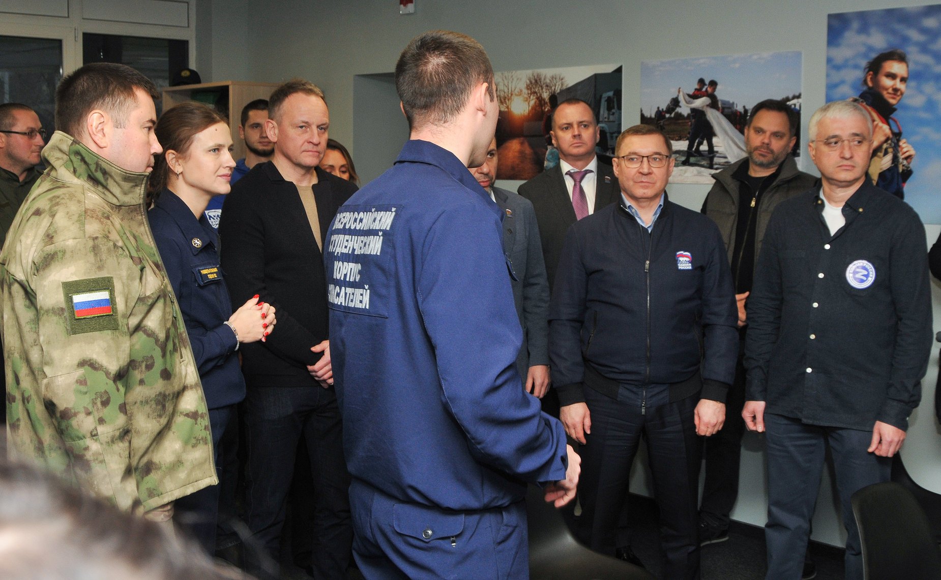 Первый заместитель Председателя СФ Владимир Якушев и глава Донецкой Народной Республики Денис Пушилин открыли в ДНР музей «Поле битвы: Мариуполь»