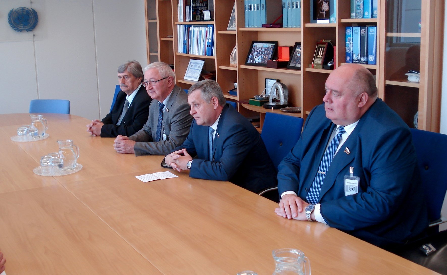 Встреча с заместителем Генсека ООН, исполнительным директором Управления ООН по наркотикам и преступности Юрием Федотовым