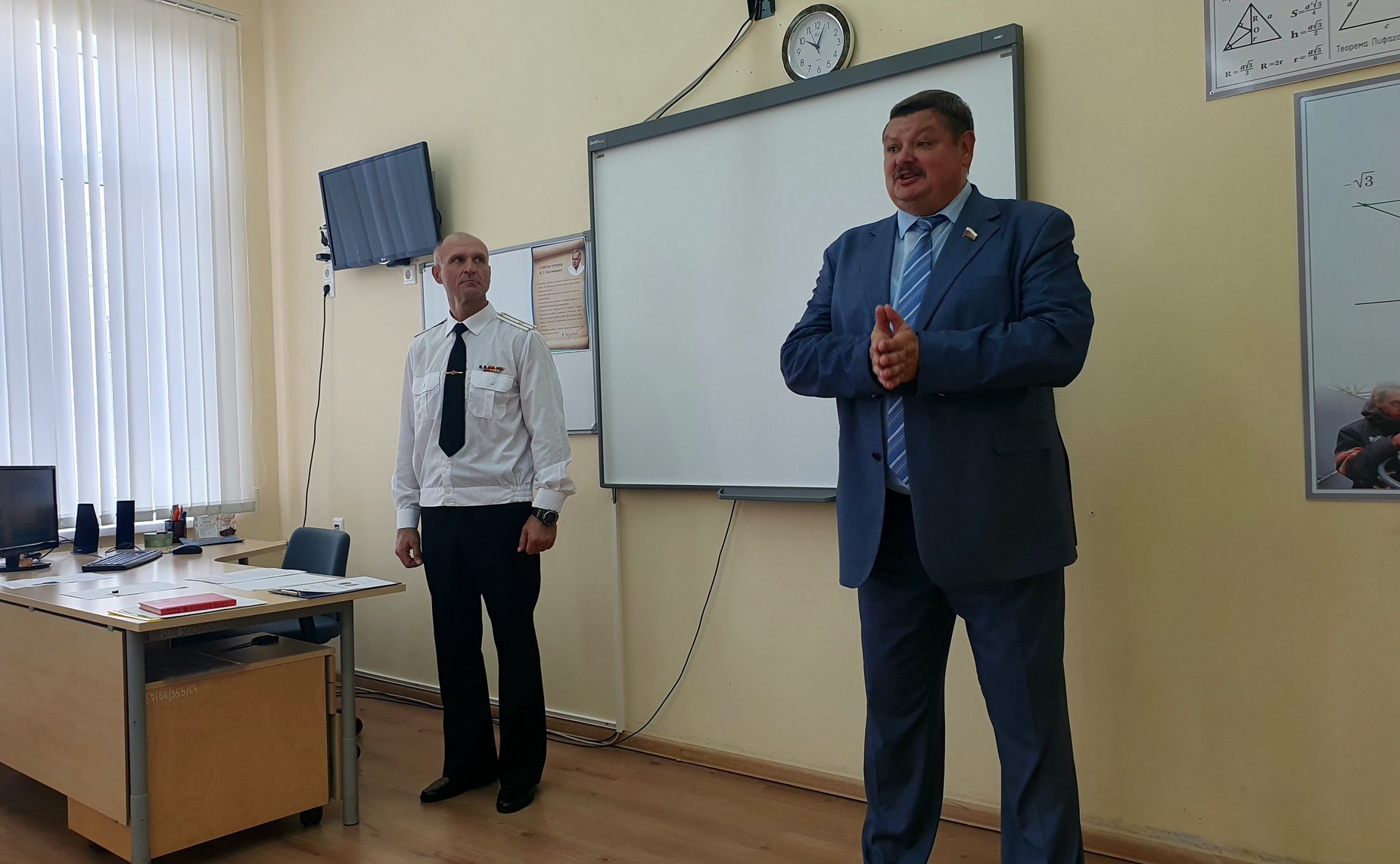 Сергей Колбин поздравил с началом учебного года воспитанников филиала «Нахимовского военно-морского училища» МО РФ