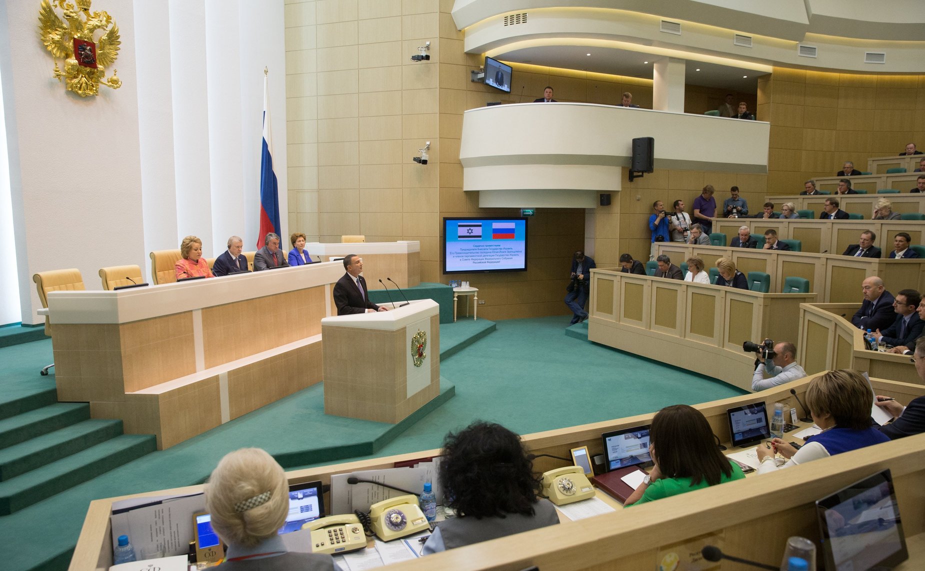 Председатель Кнессета Израиля Ю. Эдельштейн