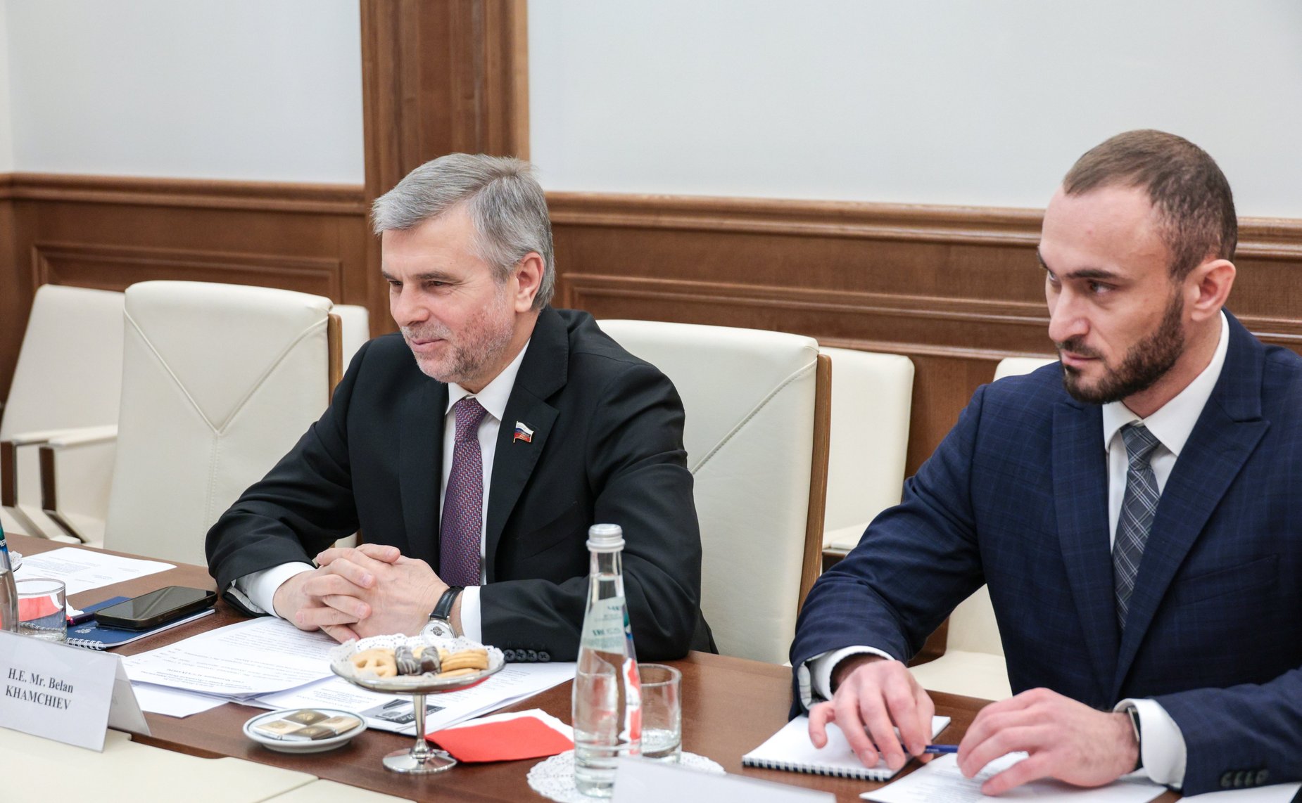 Белан Хамчиев провел встречу с Чрезвычайным и Полномочным Послом Королевства Саудовская Аравия в Российской Федерации