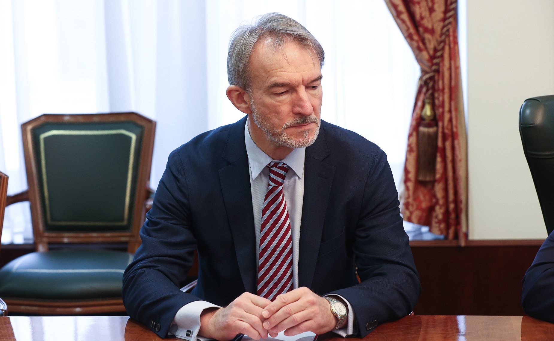 Встреча заместителя Председателя СФ Константина Косачева с председателем Международного движения русофилов (Болгария)