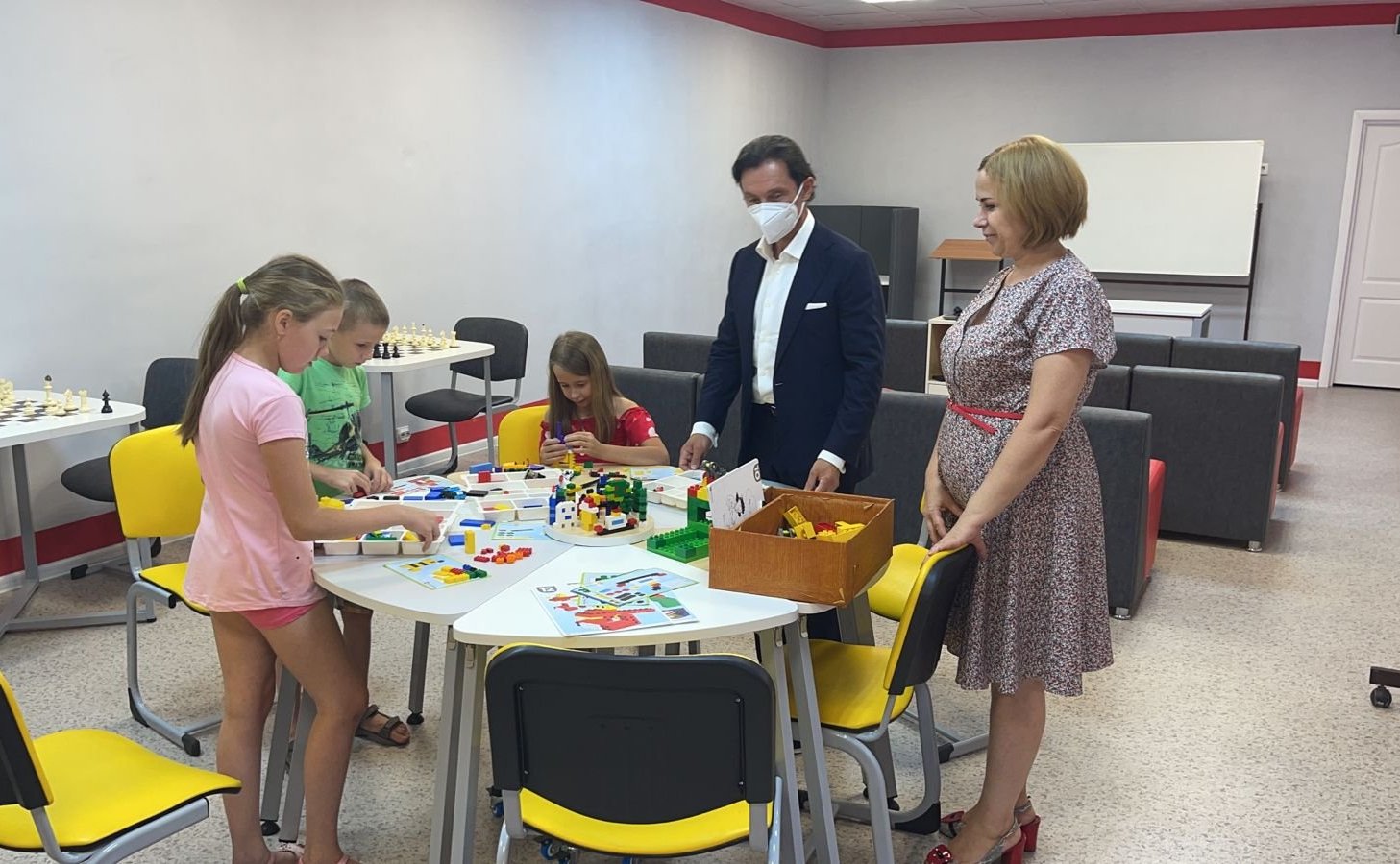 Максим Кавджарадзе посетил районную школу