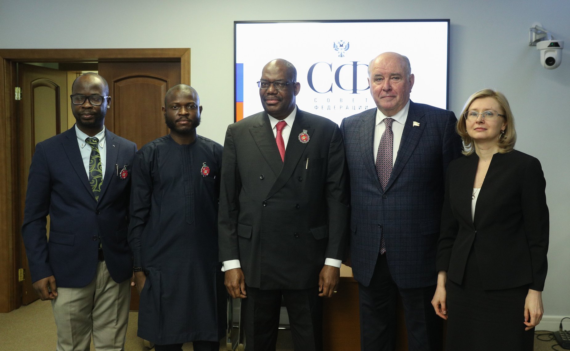 Встреча председателя Комитета СФ по международным делам Григория Карасина с Чрезвычайным и Полномочным Послом Федеративной Республики Нигерия