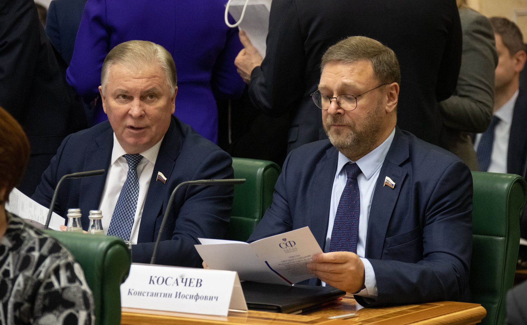 Вячеслав Наговицын и Константин Косачев