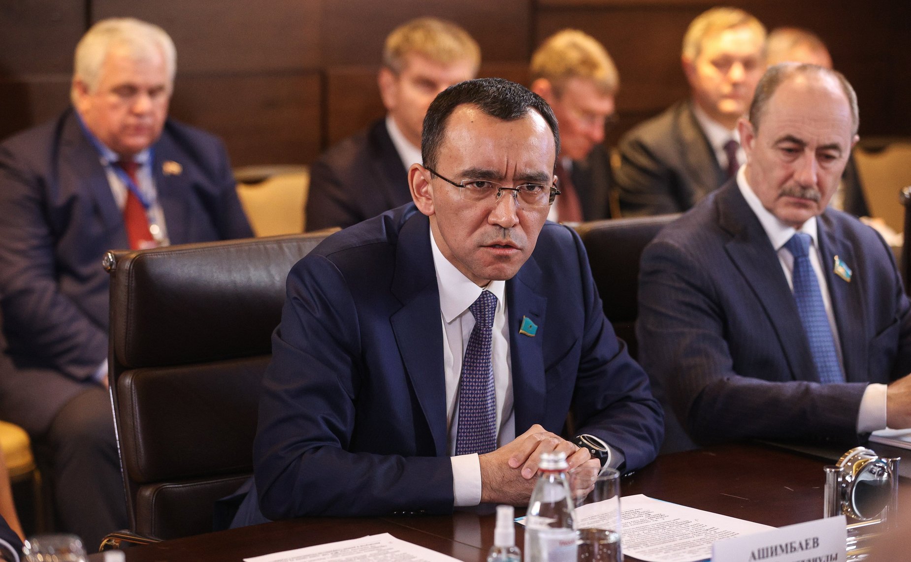 Встреча Председателя Совета Федерации Валентины Матвиенко с Председателем Сената Парламента Республики Казахстан Мауленом Ашимбаевым