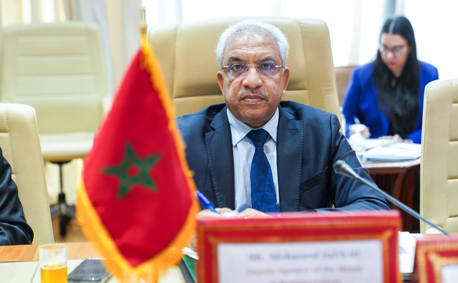 Участие делегации Совета Федерации в заседании группы по сотрудничеству Совета Федерации с Палатой советников Королевства Марокко. Встреча с первым заместителем Председателя Палаты представителей Королевства Марокко Мохамедом Саббари