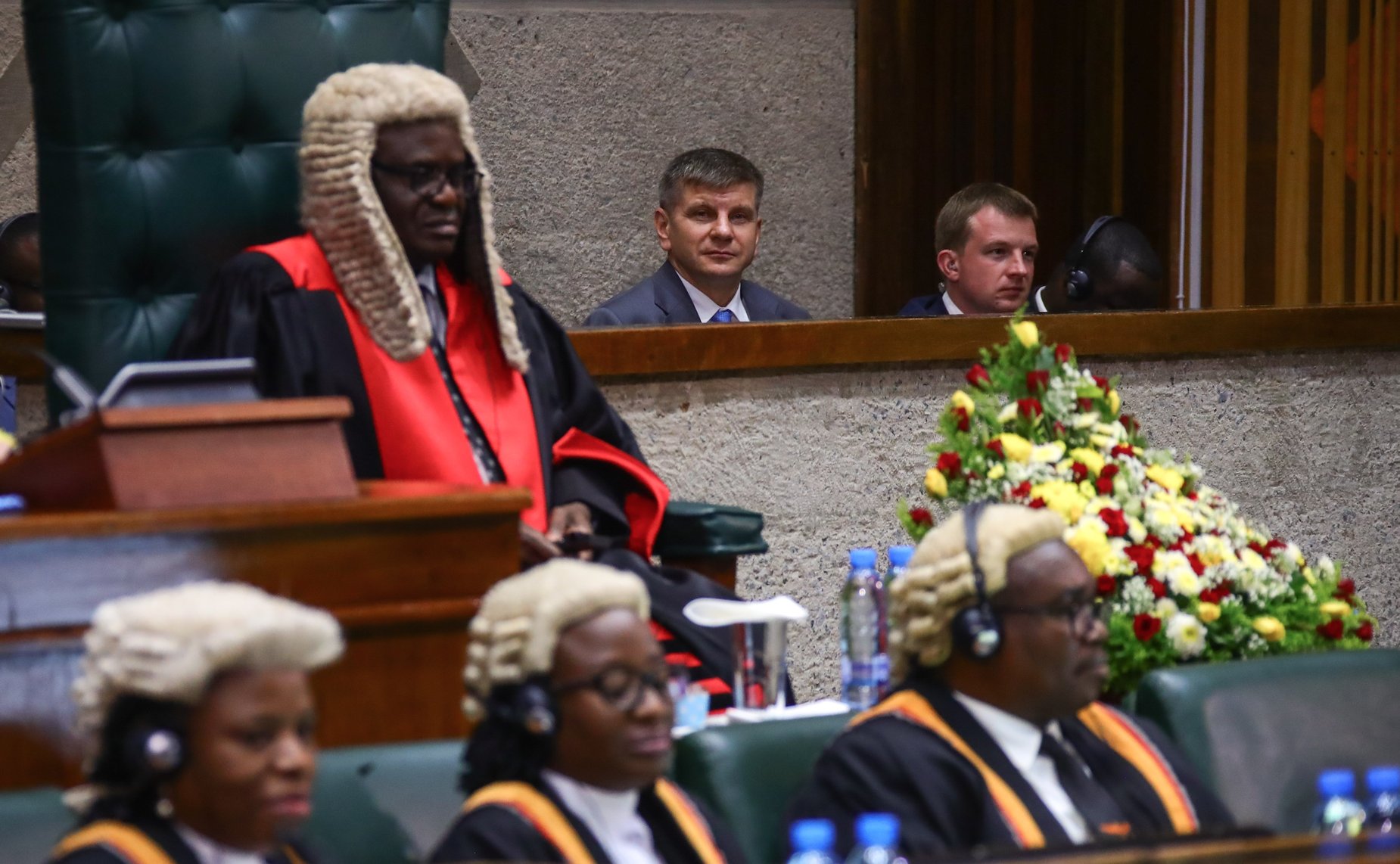 Геннадий Голов на заседании Национальной ассамблеи Республики Замбия