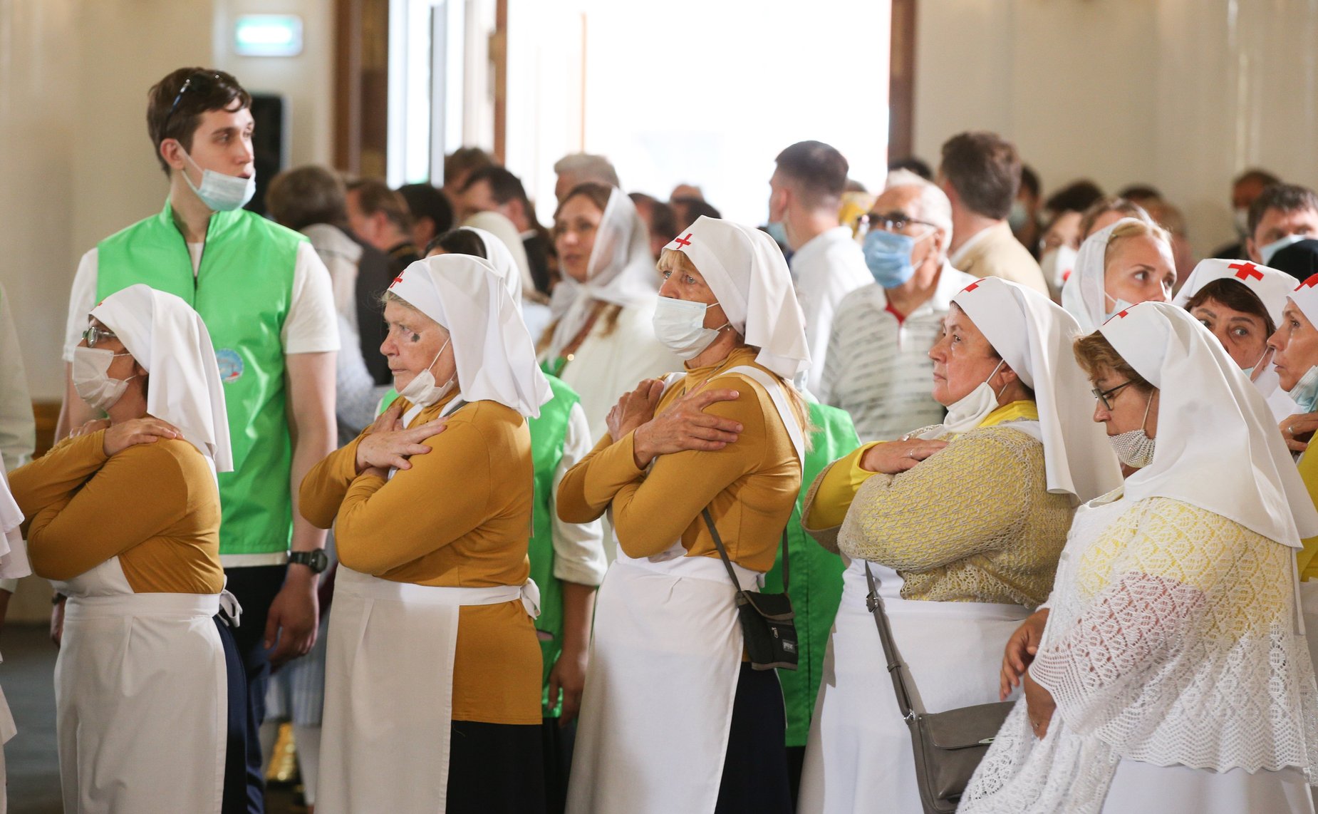 Торжественное мероприятие по случаю освящения собора Казанской иконы Божией Матери Богородицкого монастыря