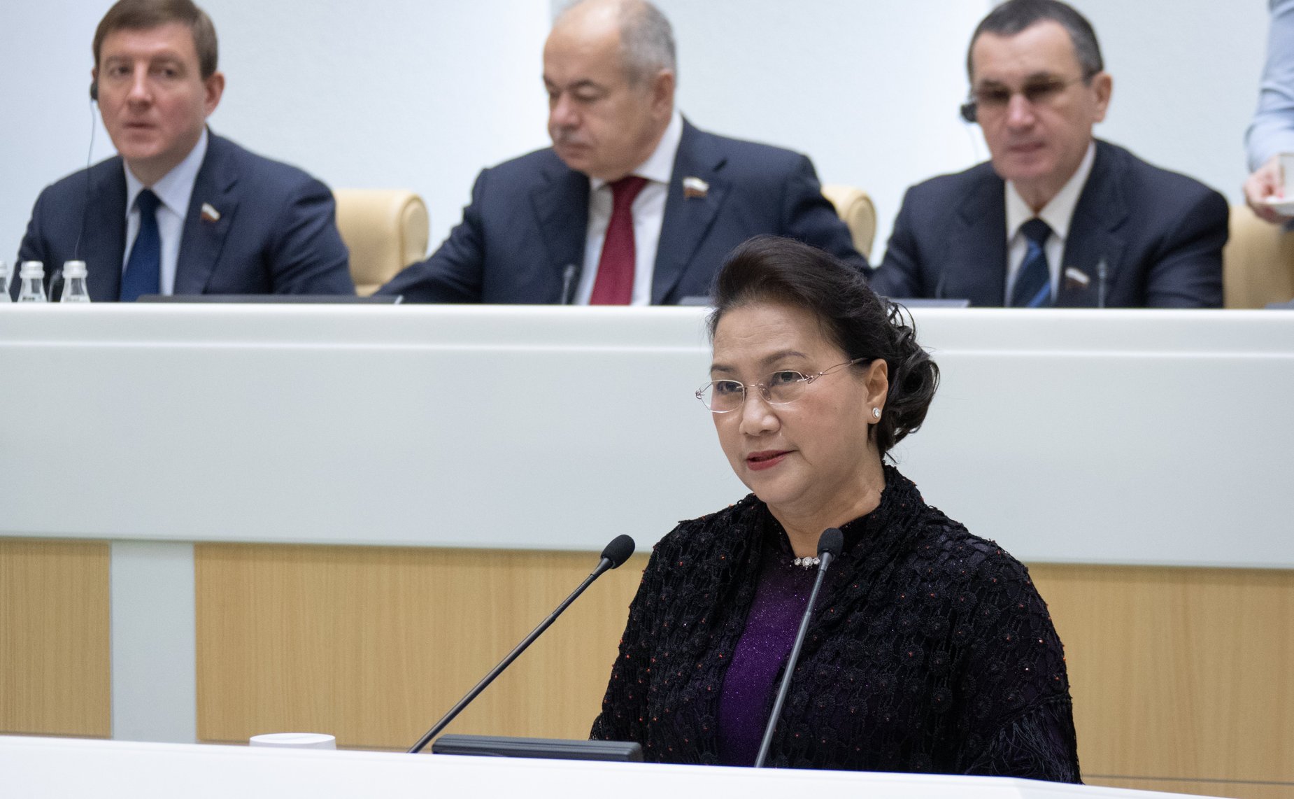 Председатель Национального собрания Социалистической Республики Вьетнам Нгуен Тхи Ким Нган