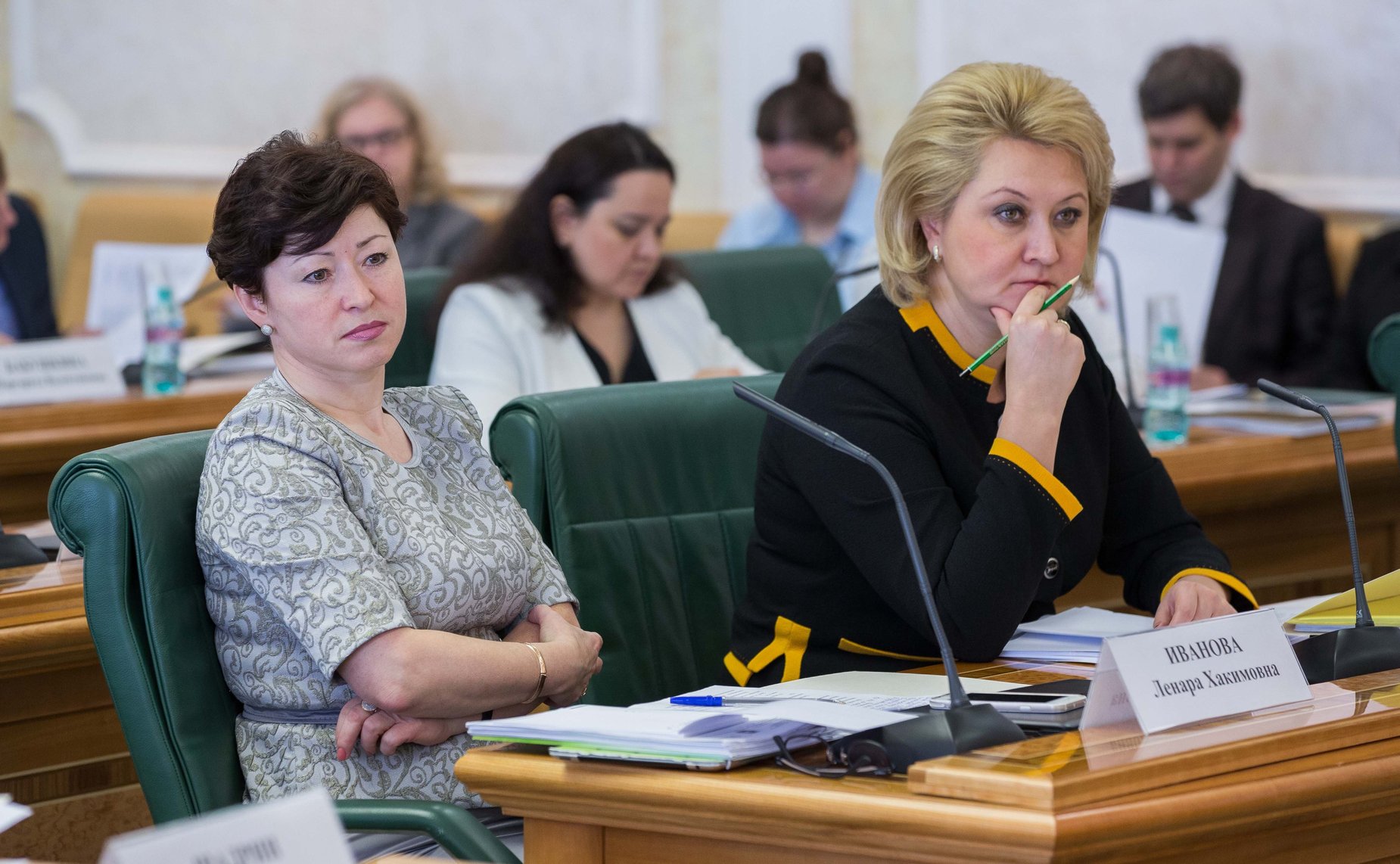 Л. Гумерова на парламентских слушаниях на тему «Роль социально ориентированных некоммерческих организаций в предоставлении социальных услуг населению»