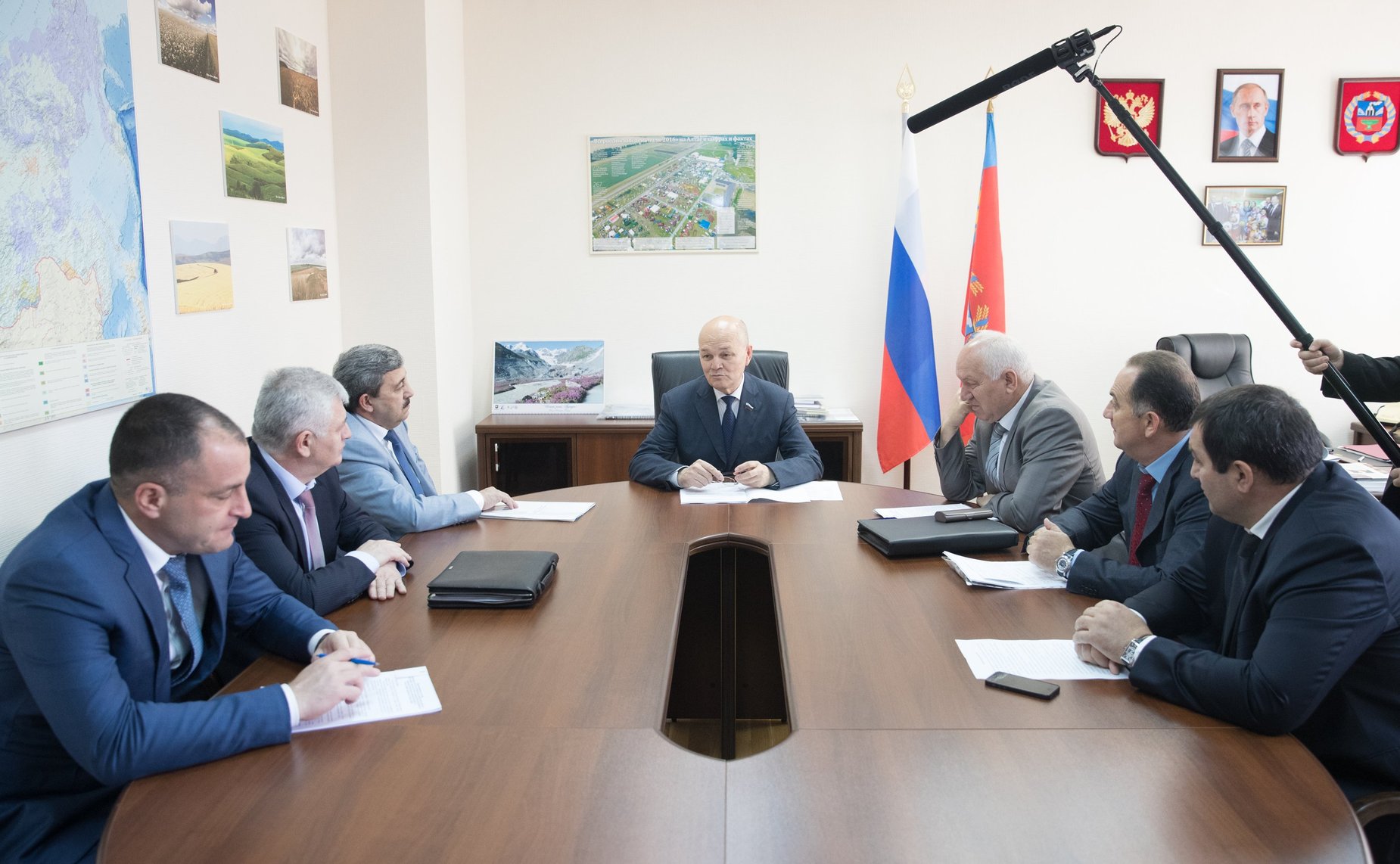 Встреча М. Щетинина с руководством Северной Осетии