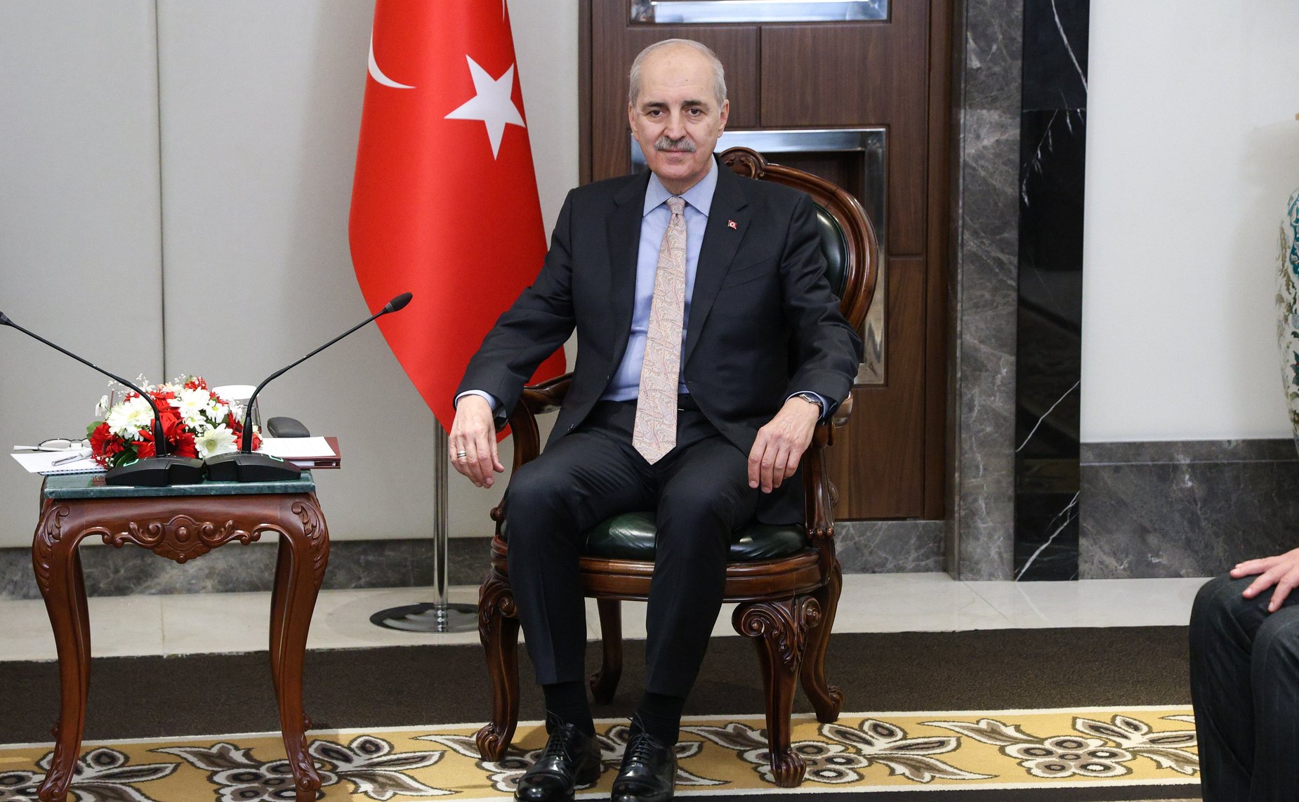 «На полях» 152-й Ассамблеи Межпарламентского союза в Стамбуле Валентина Матвиенко провела встречу с главой Великого национального собрания Турции Нуманом Куртулмушем