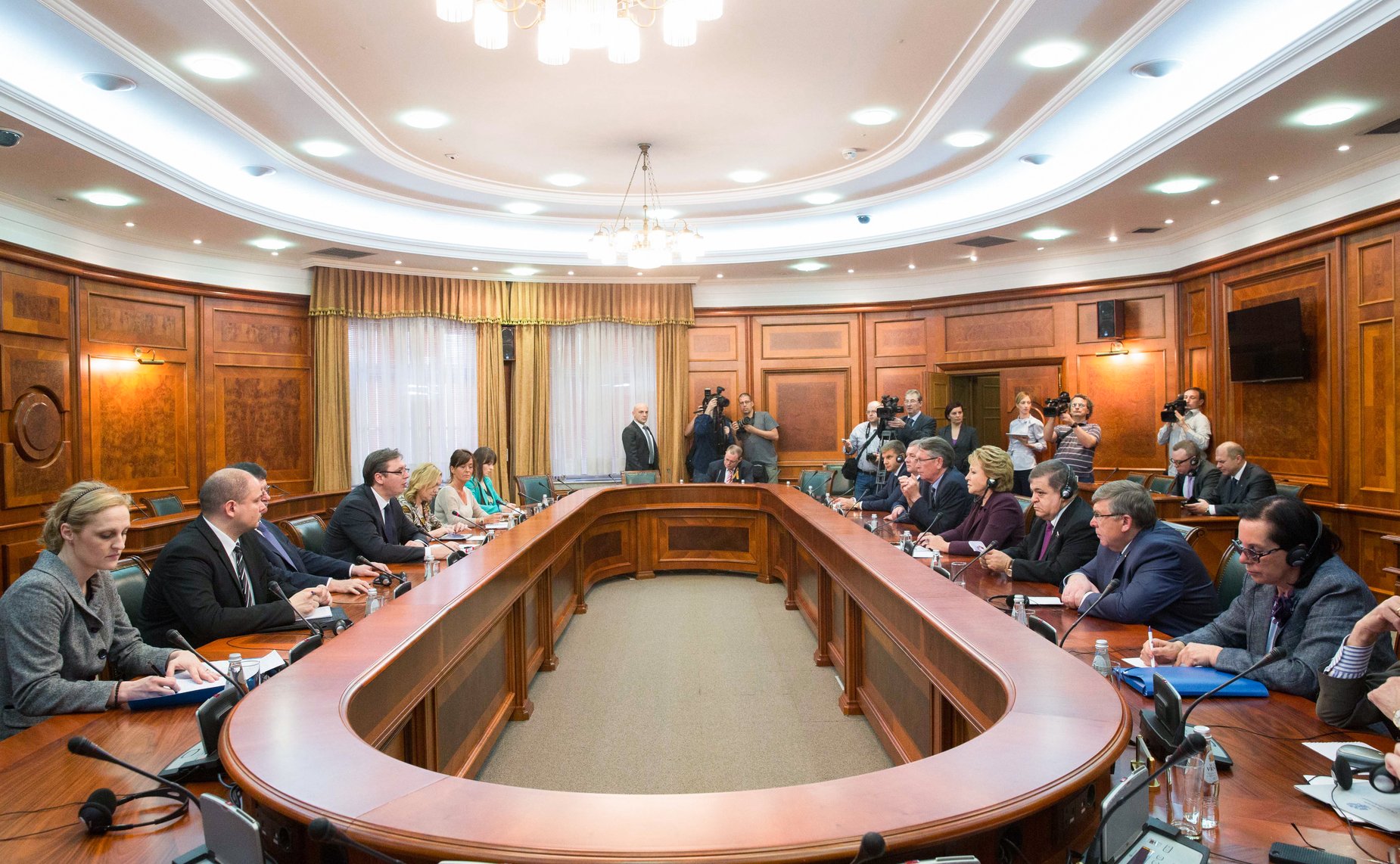 Визит В. Матвиенко в Сербию