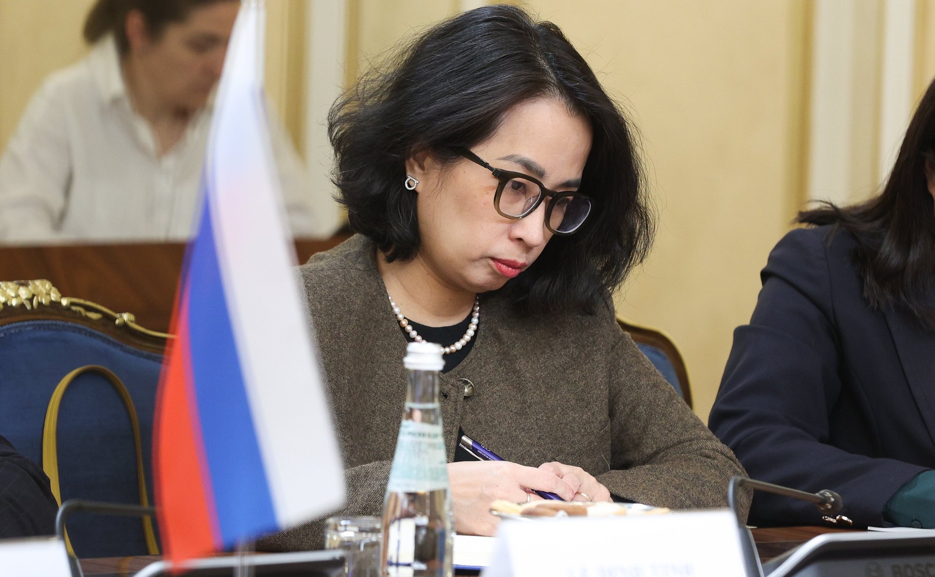 Встреча Председателя Совета Федерации Валентины Матвиенко с Вице-премьером Правительства, Министром иностранных дел Социалистической Республики Вьетнам Буй Тхань Шоном