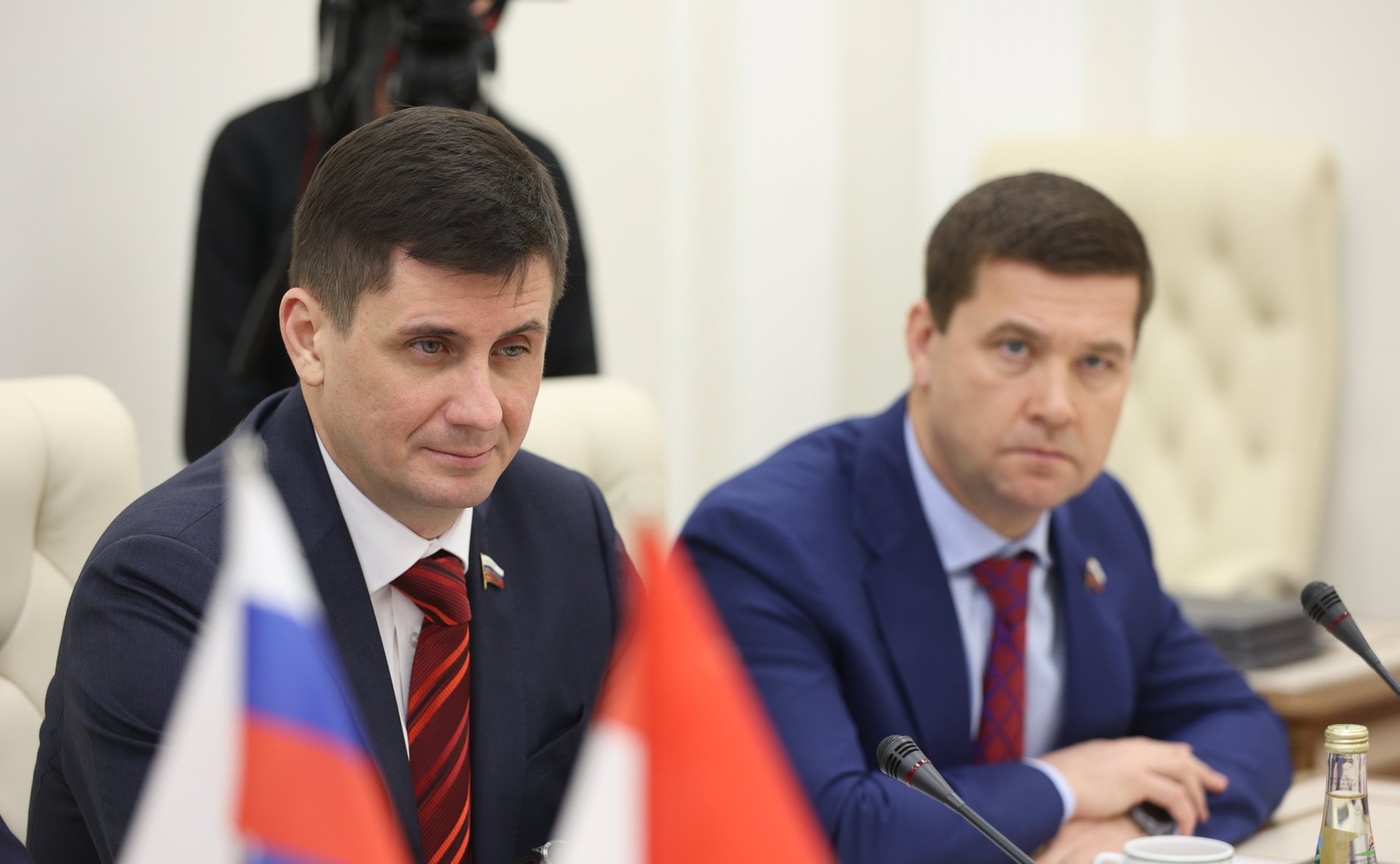 Встреча руководителя группы по сотрудничеству СФ с Государственным советом Султаната Оман, заместителя председателя Комитета СФ по социальной политике Мохмада Ахмадова с Чрезвычайным и Полномочным Послом Султаната Оман в РФ