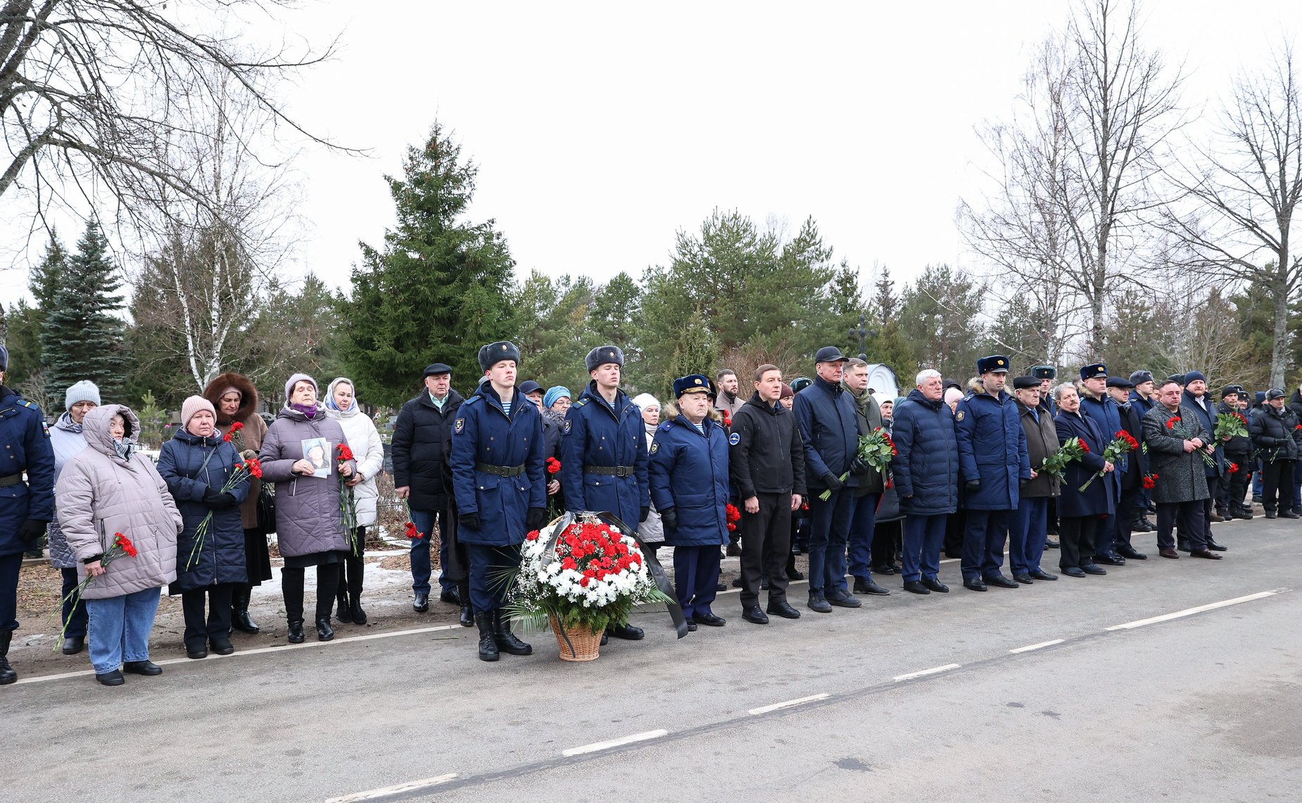 В Псковской области почтили память бойцов, погибших в неравном бою в Аргунском ущелье в 2000 году (фото Григорий Надток)