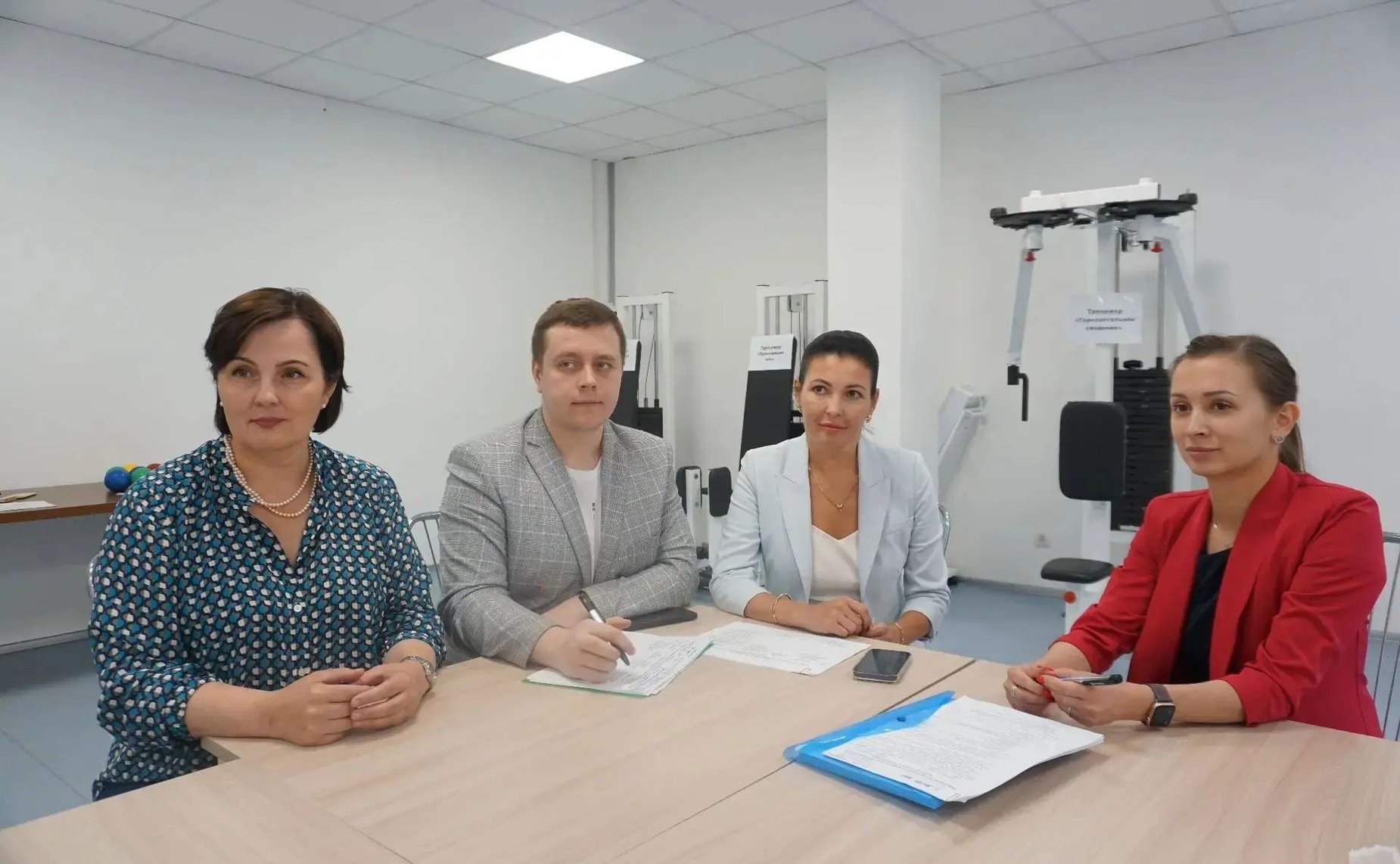Екатерина Грибкова провела встречу с министром физической культуры и спорта Республики Коми Светланой Суворкиной и руководителем регионального филиала фонда «Защитники Отечества» Валентиной Дитц