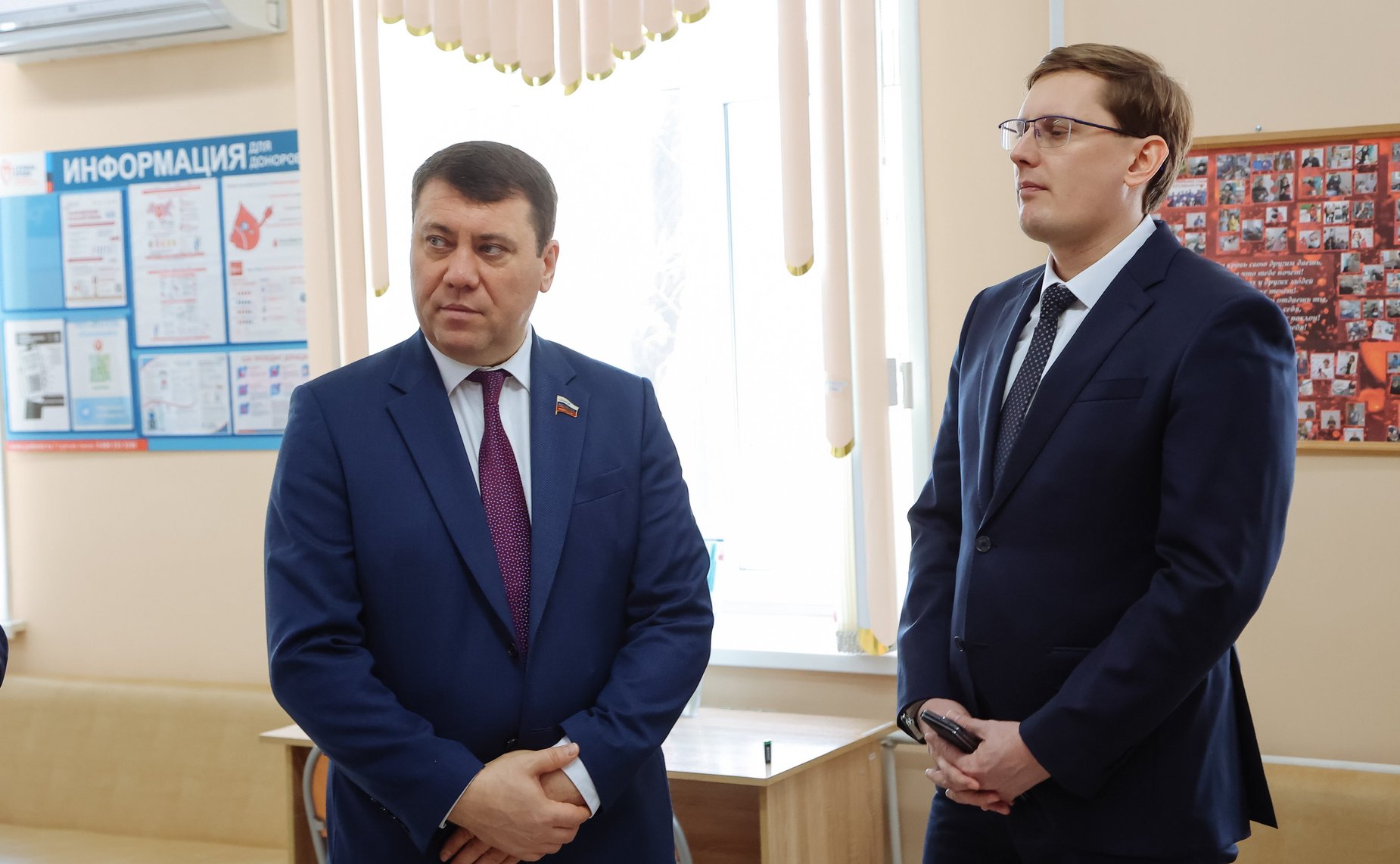 Сенаторы Российской Федерации посетили станцию переливания крови